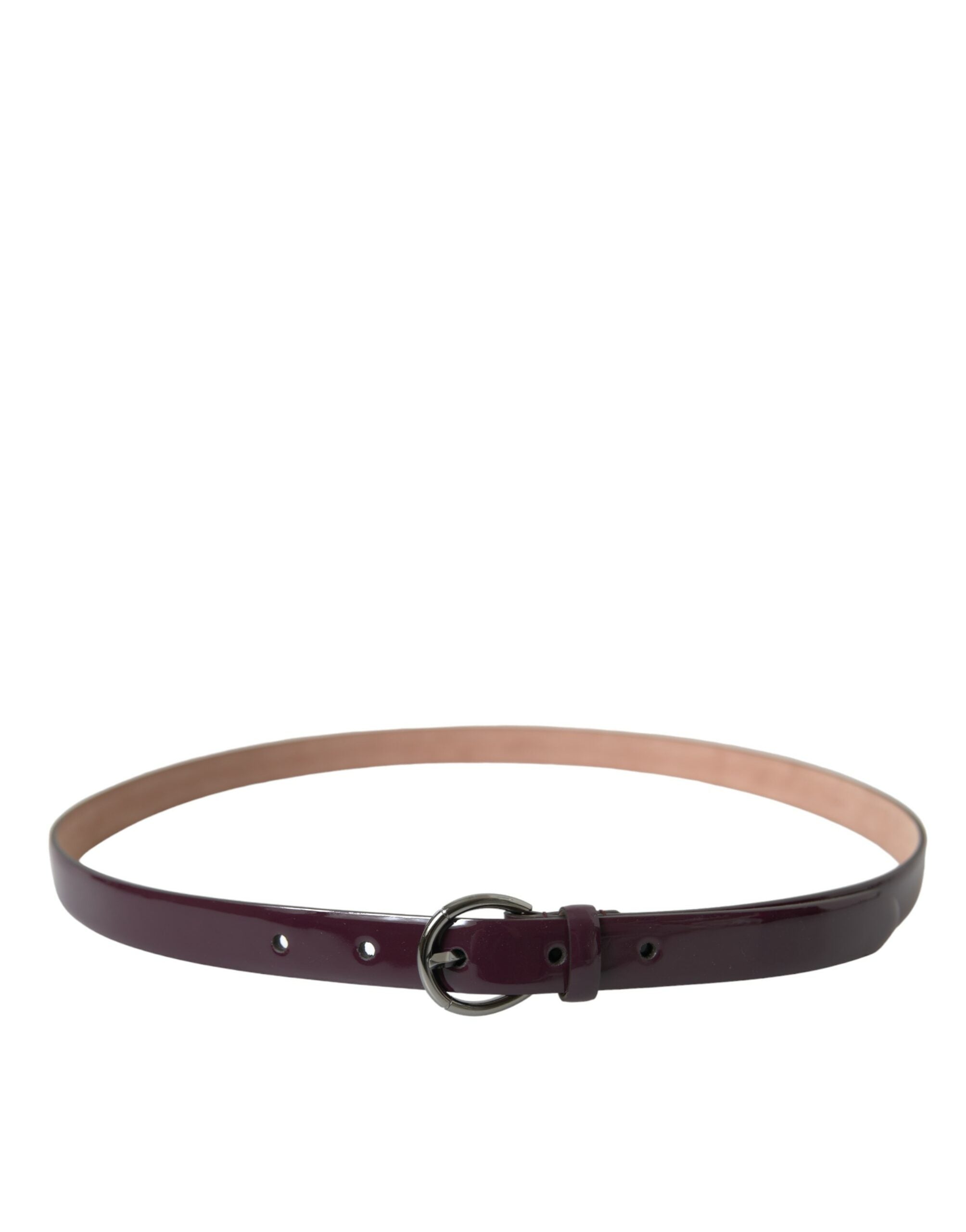 Dolce & Gabbana Elegant Maroon Leather Waist Belt - Luksusmuotia Dolce & Gabbana - Tutustu YVES JAVANNI® 