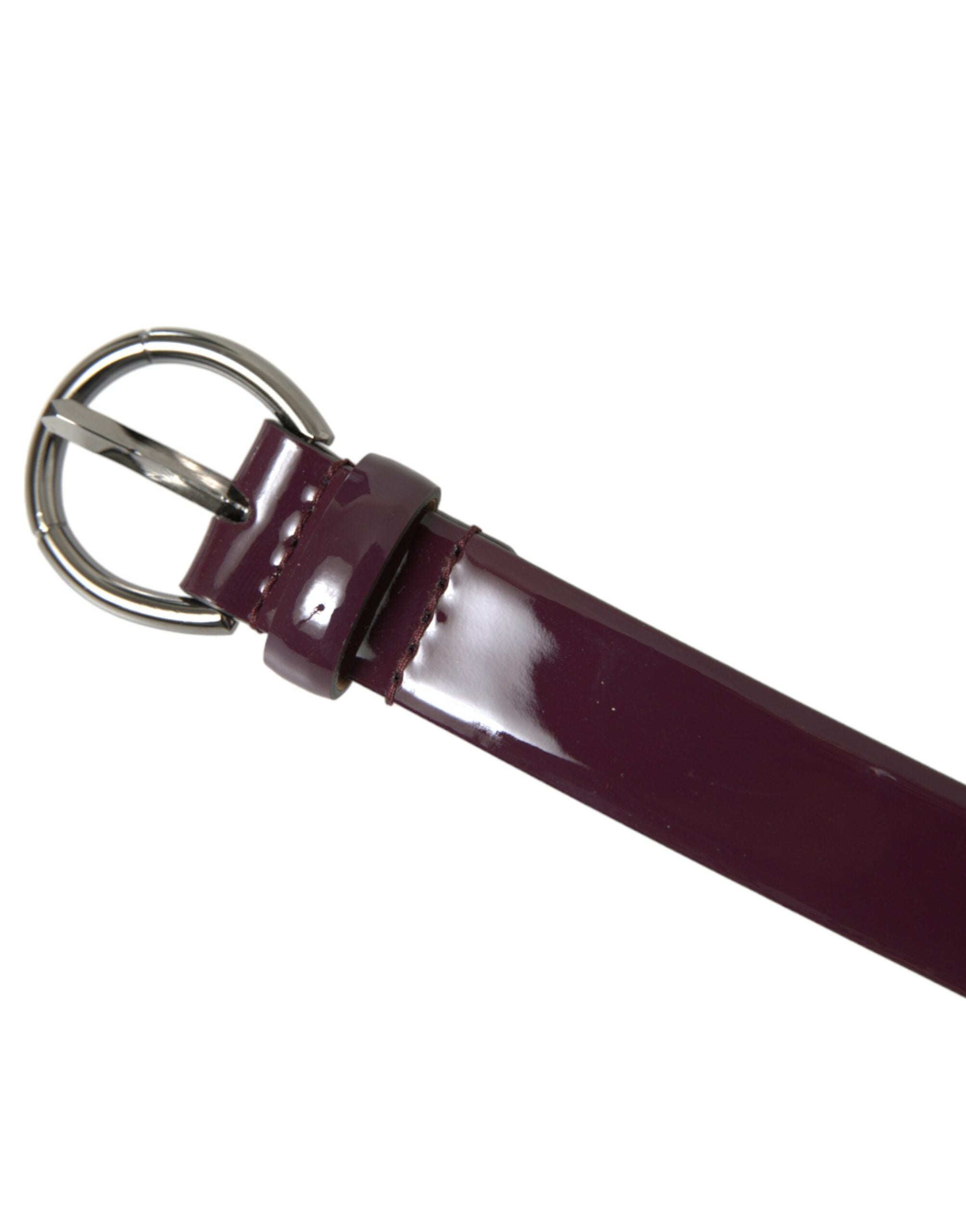 Dolce & Gabbana Elegant Maroon Leather Waist Belt - Luksusmuotia Dolce & Gabbana - Tutustu YVES JAVANNI® 