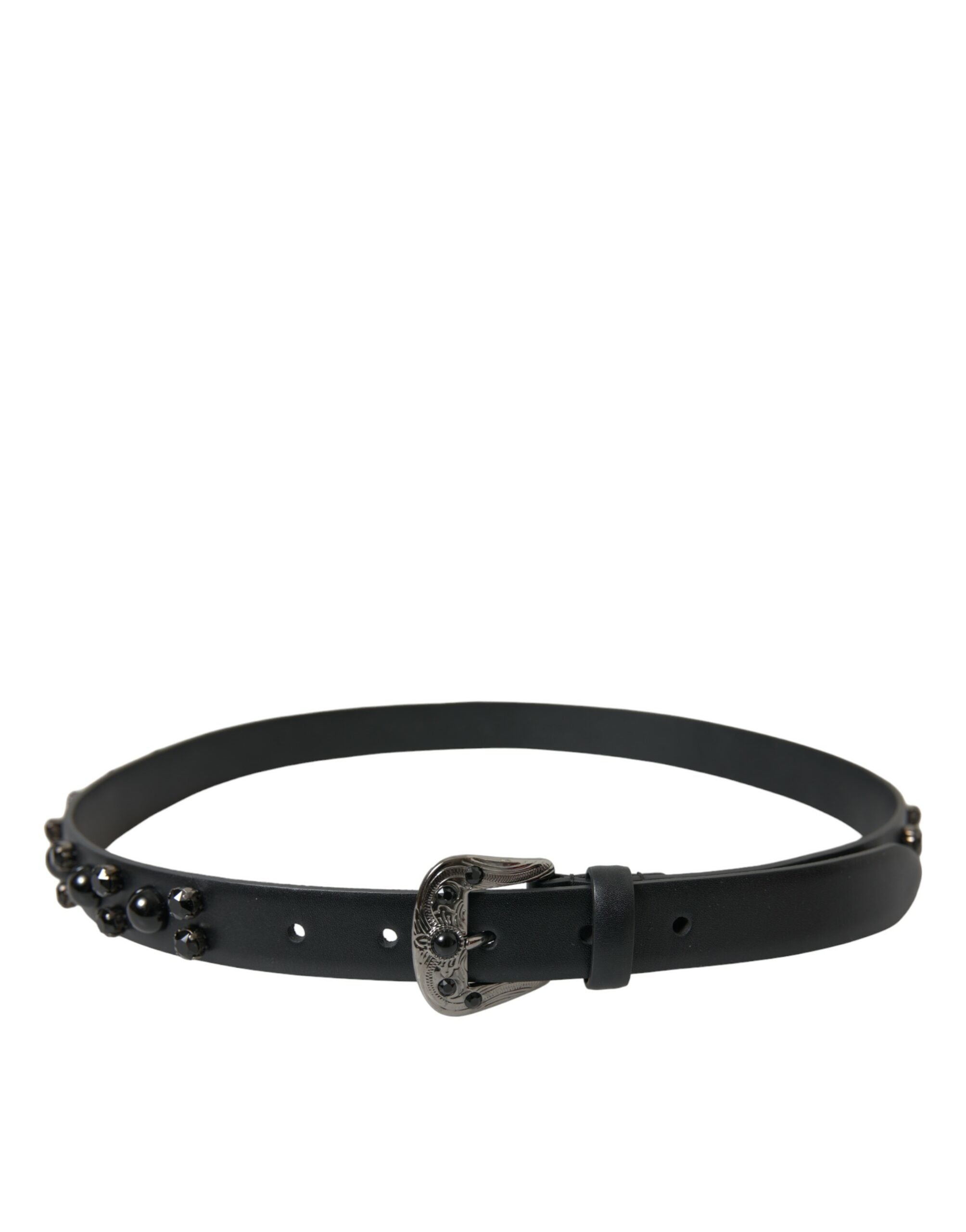 Dolce & Gabbana Engraved Logo Leather Waist Belt - Luksusmuotia Dolce & Gabbana - Tutustu YVES JAVANNI® 