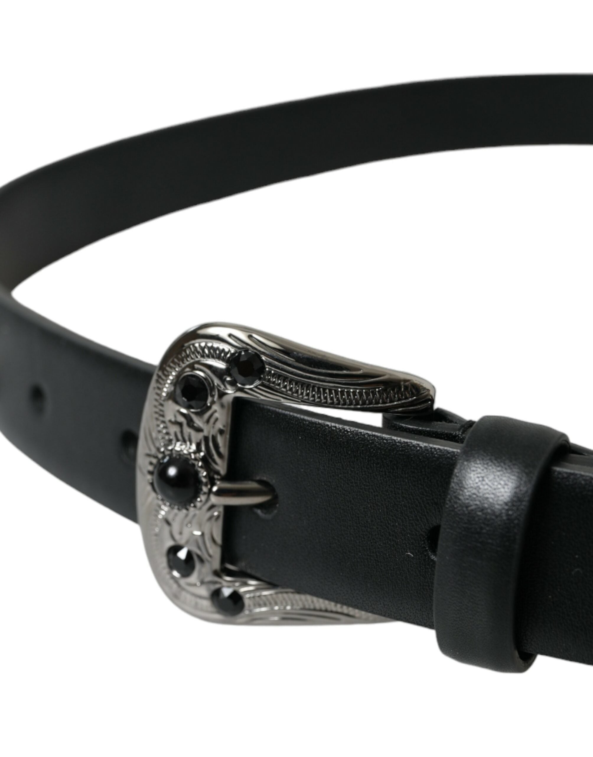 Dolce & Gabbana Engraved Logo Leather Waist Belt - Luksusmuotia Dolce & Gabbana - Tutustu YVES JAVANNI® 