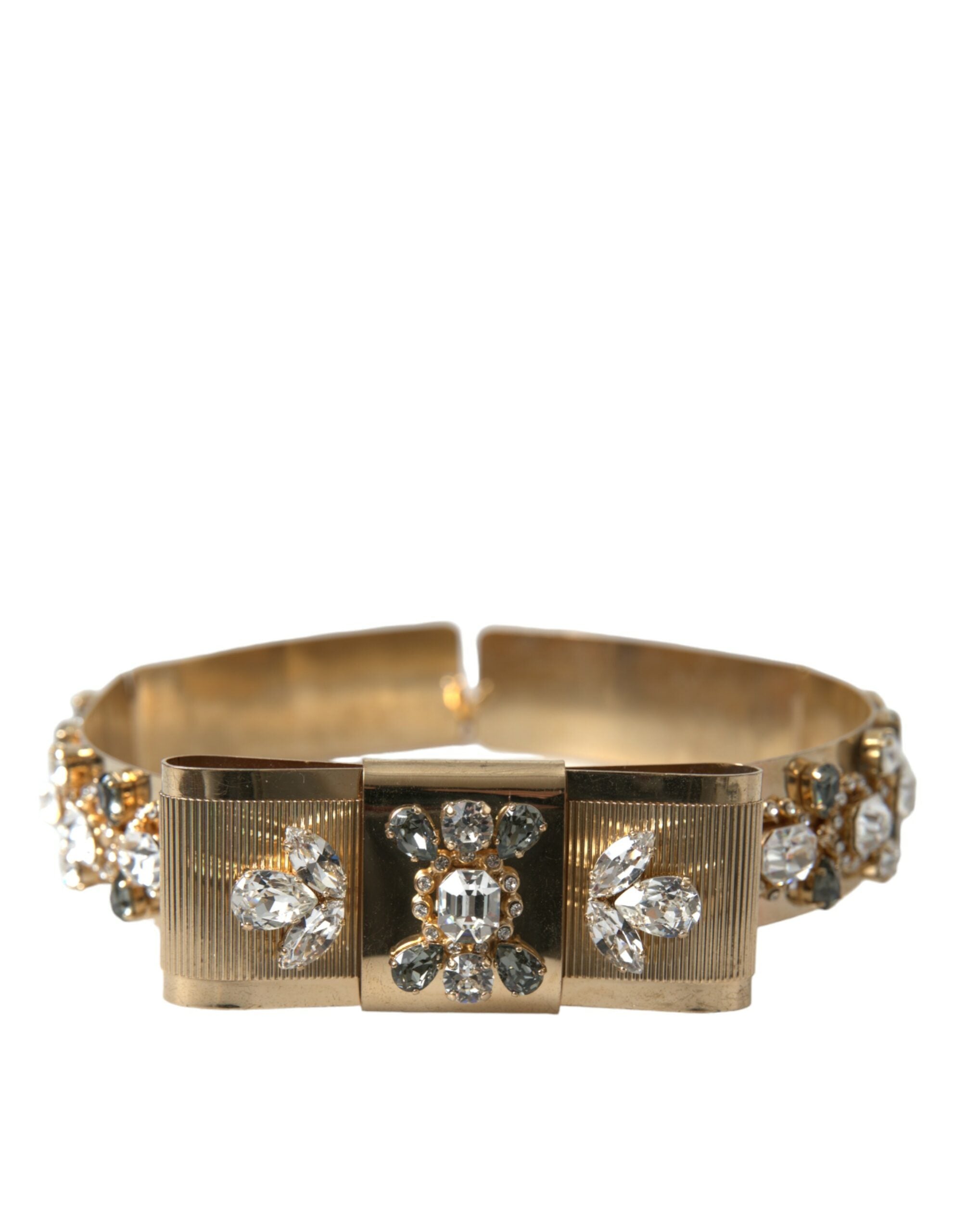 Dolce & Gabbana Gold-Tone Crystal Embellished Waist Belt - Luksusmuotia Dolce & Gabbana - Tutustu YVES JAVANNI® 