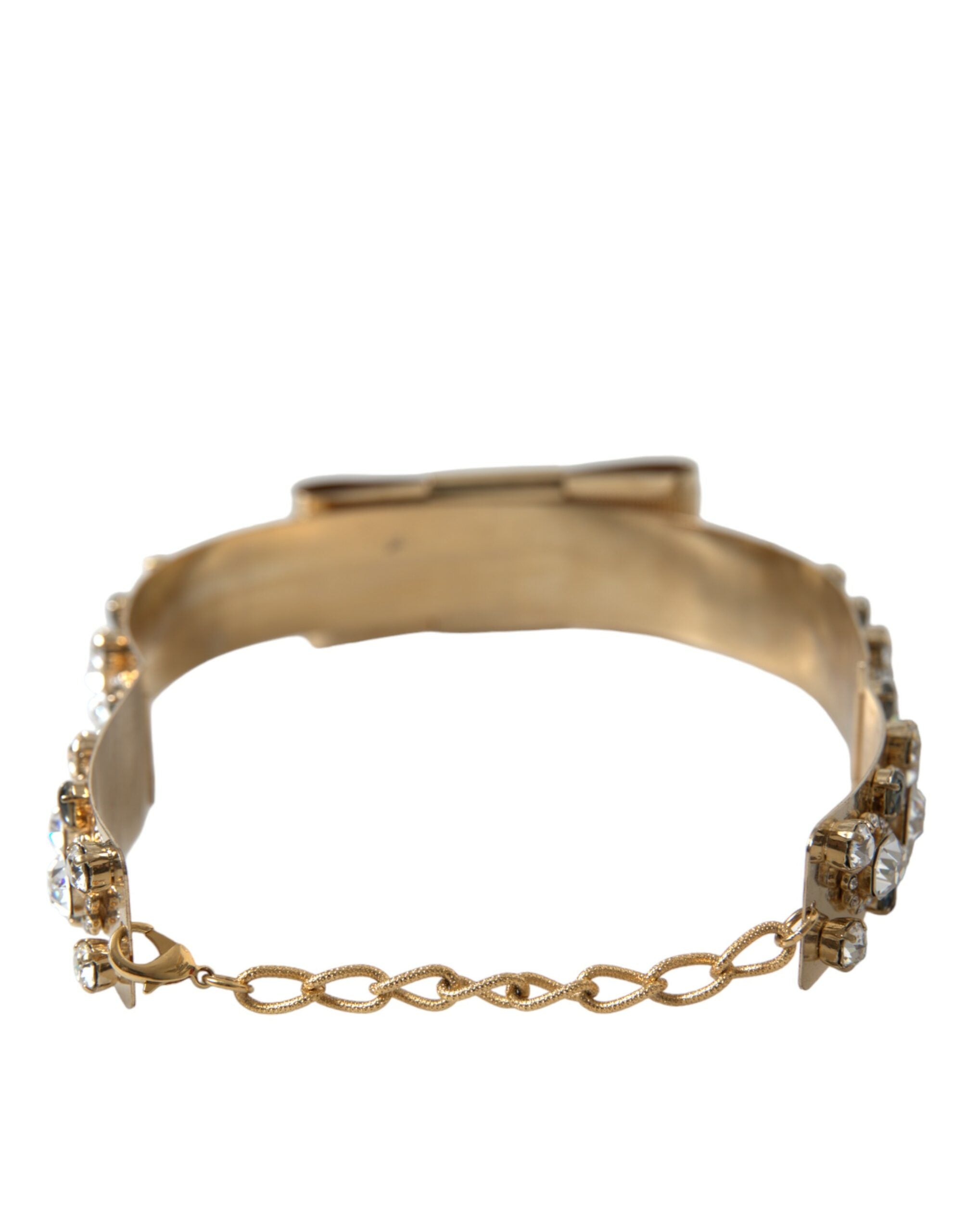 Dolce & Gabbana Gold-Tone Crystal Embellished Waist Belt - Luksuslaukut ja asusteet Dolce & Gabbana - Tutustu YVES JAVANNI® 