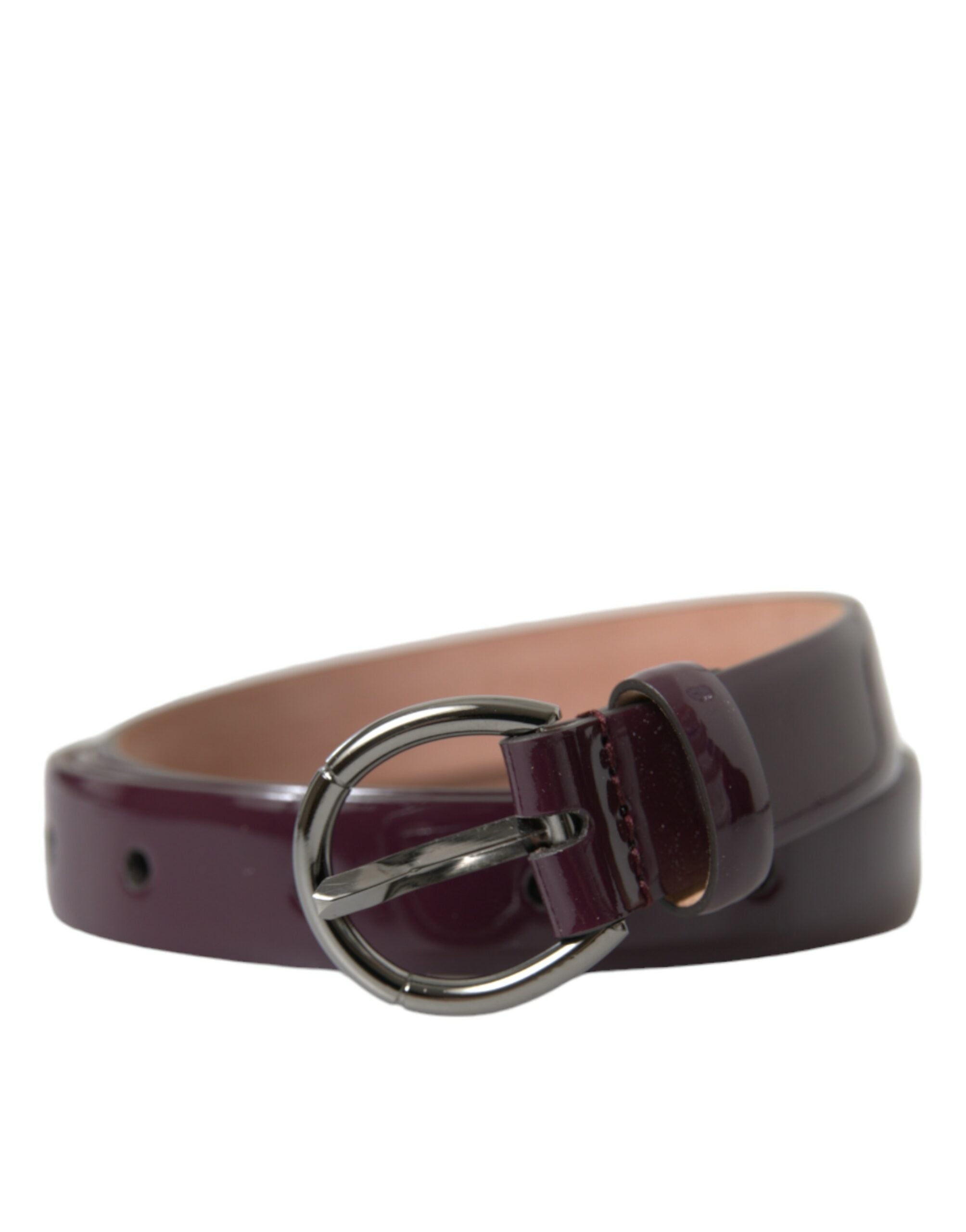 Dolce & Gabbana Elegant Maroon Leather Waist Belt - Luksusmuotia Dolce & Gabbana - Tutustu YVES JAVANNI® 