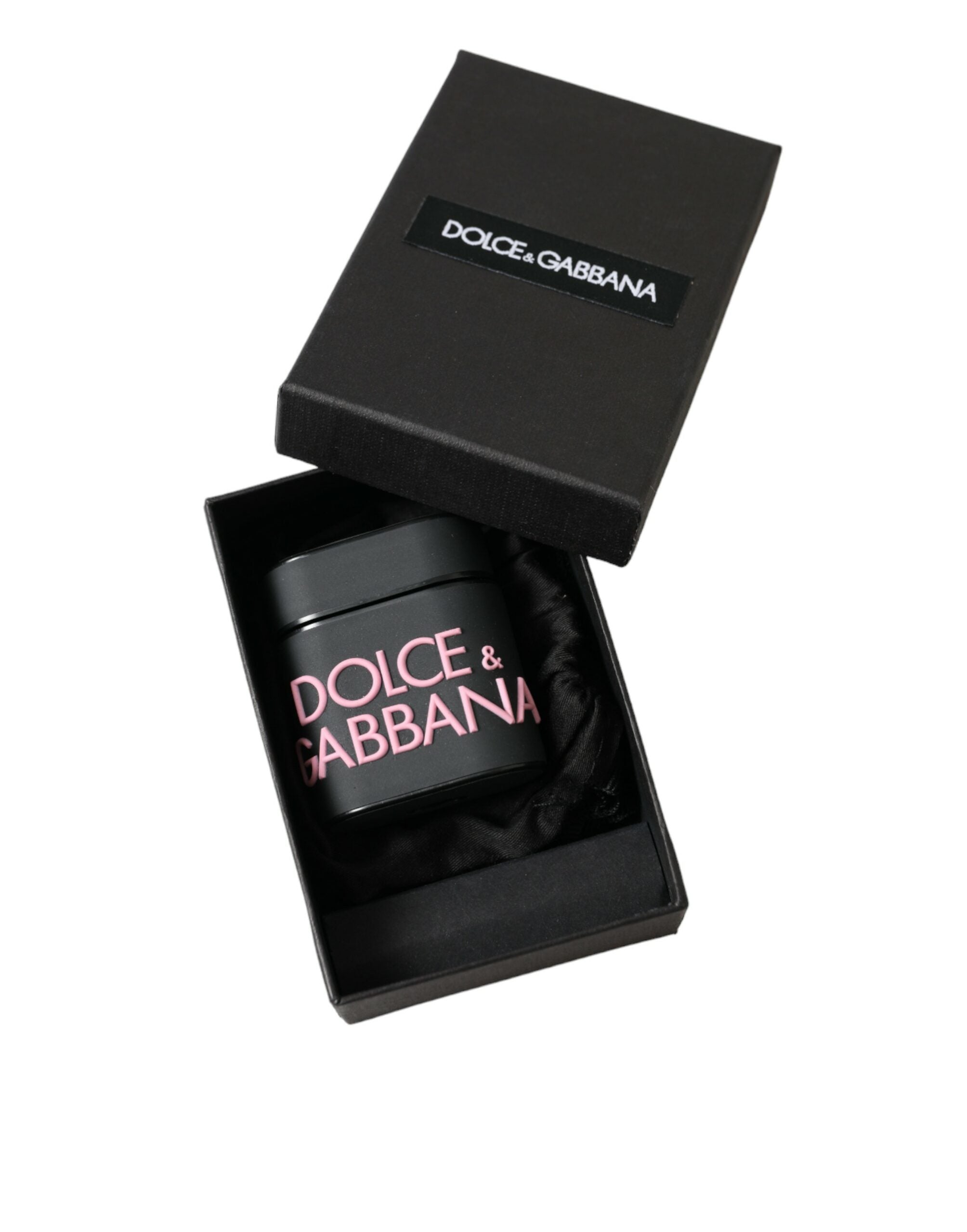 Dolce & Gabbana Elegant Dual-Tone Leather Airpods Case - Luksusmuotia Dolce & Gabbana - Tutustu YVES JAVANNI® 