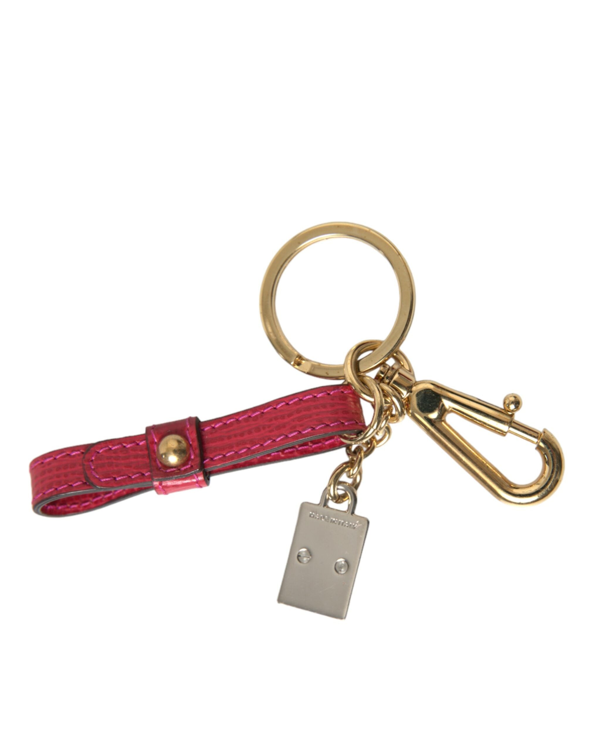 Dolce & Gabbana Stunning Red Leather Keychain - Luksuslaukut ja asusteet Dolce & Gabbana - Tutustu YVES JAVANNI® 