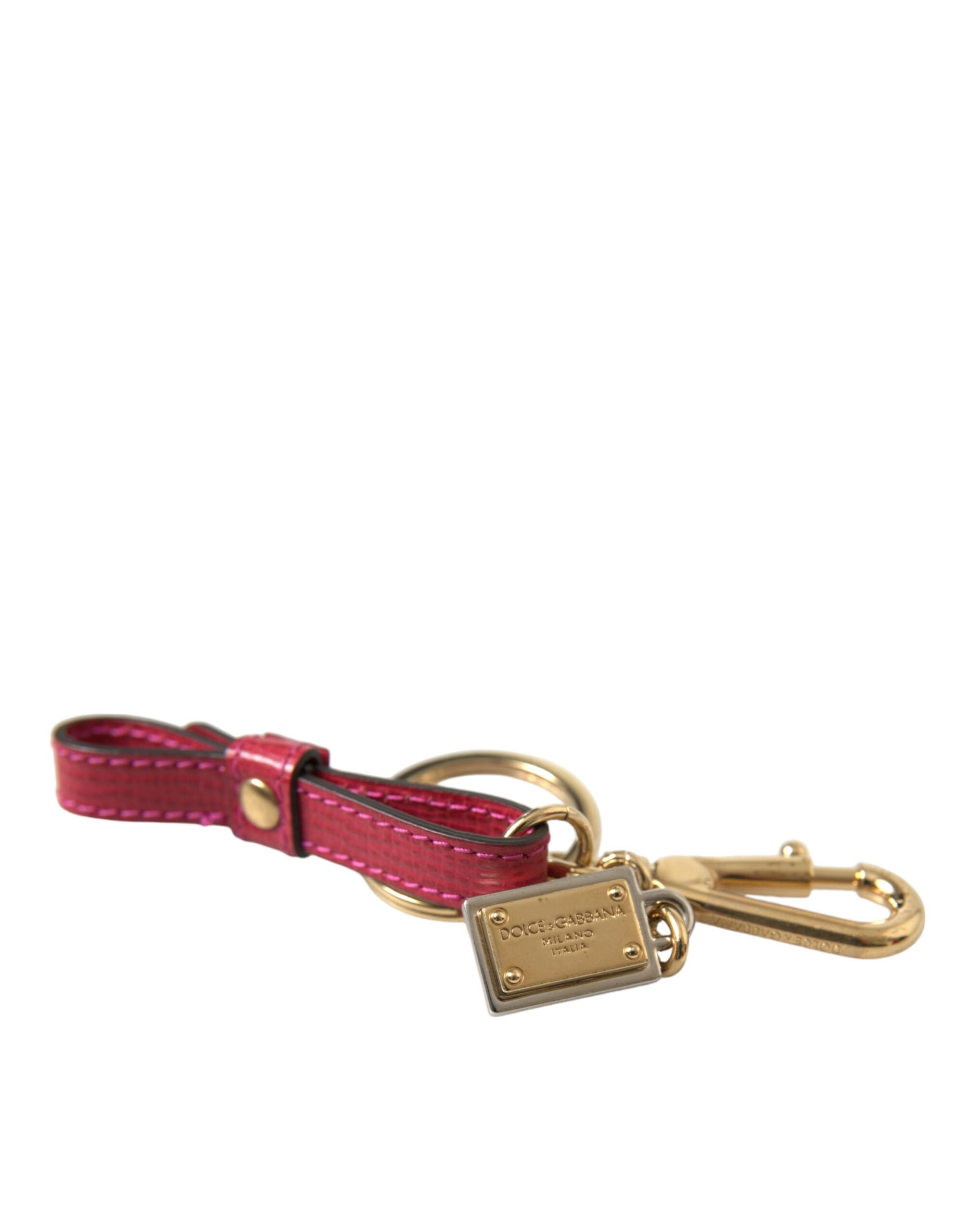 Dolce & Gabbana Stunning Red Leather Keychain - Luksuslaukut ja asusteet Dolce & Gabbana - Tutustu YVES JAVANNI® 