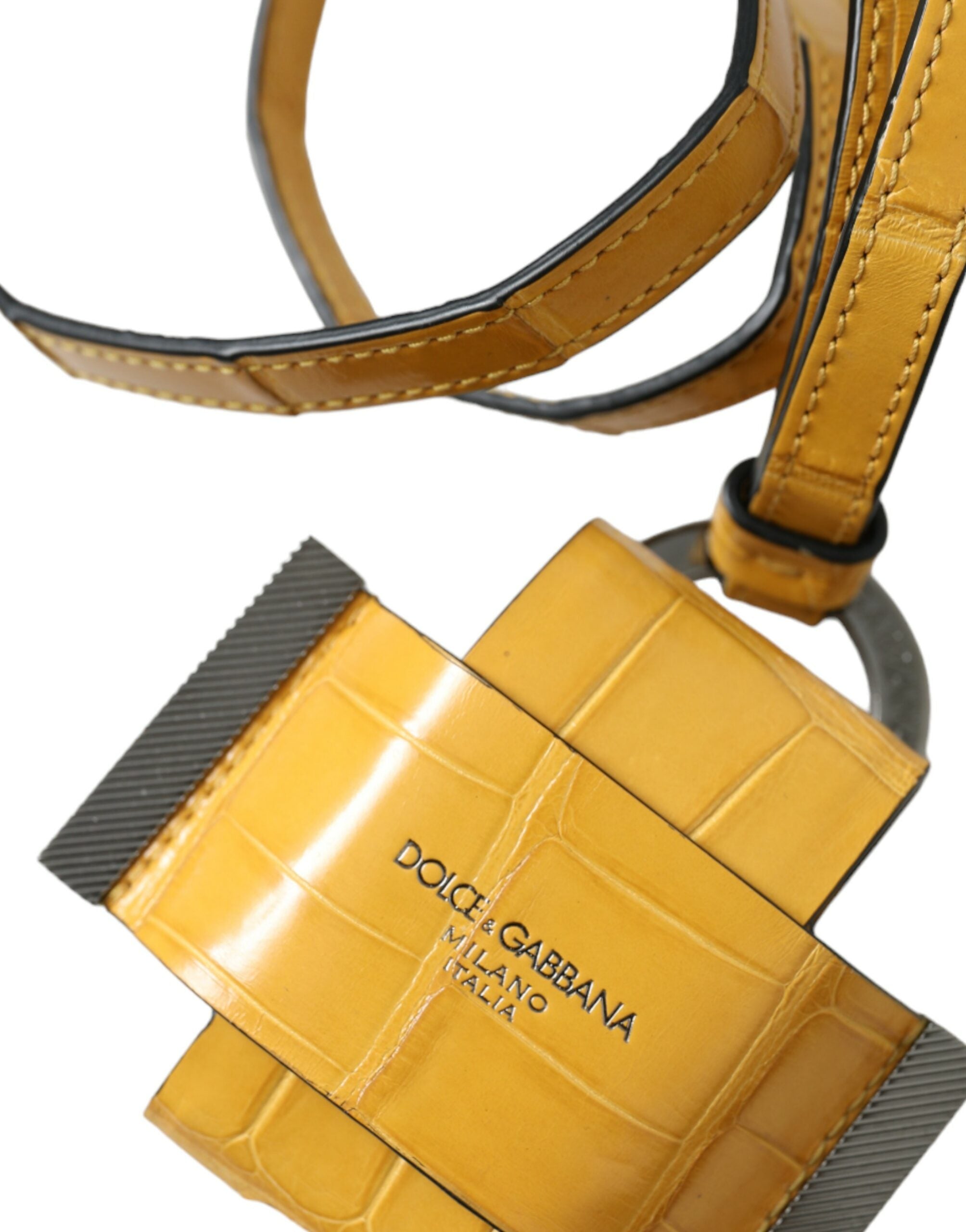 Dolce & Gabbana Exquisite Alligator Leather Key Holder - Luksusmuotia Dolce & Gabbana - Tutustu YVES JAVANNI® 