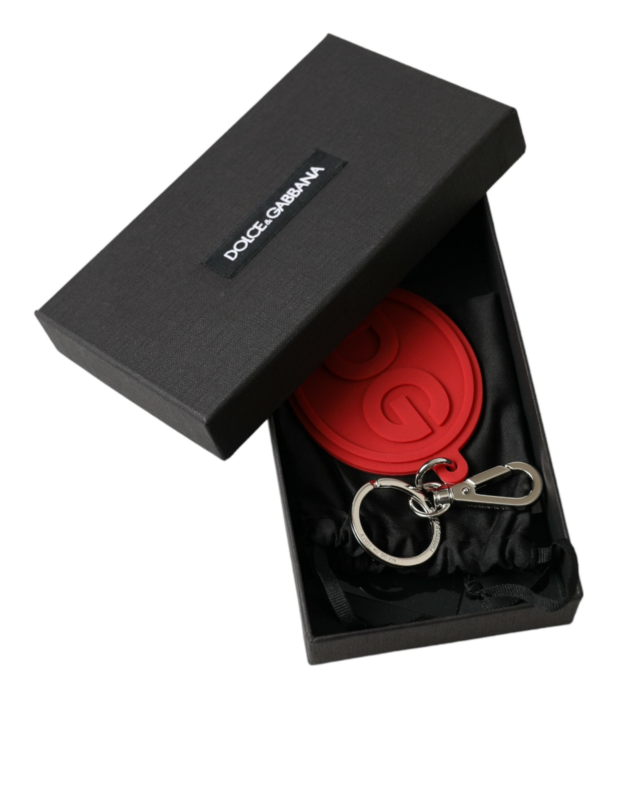 Dolce & Gabbana Elegant Red Trifold Key Holder Case - Luksusmuotia Dolce & Gabbana - Tutustu YVES JAVANNI® 