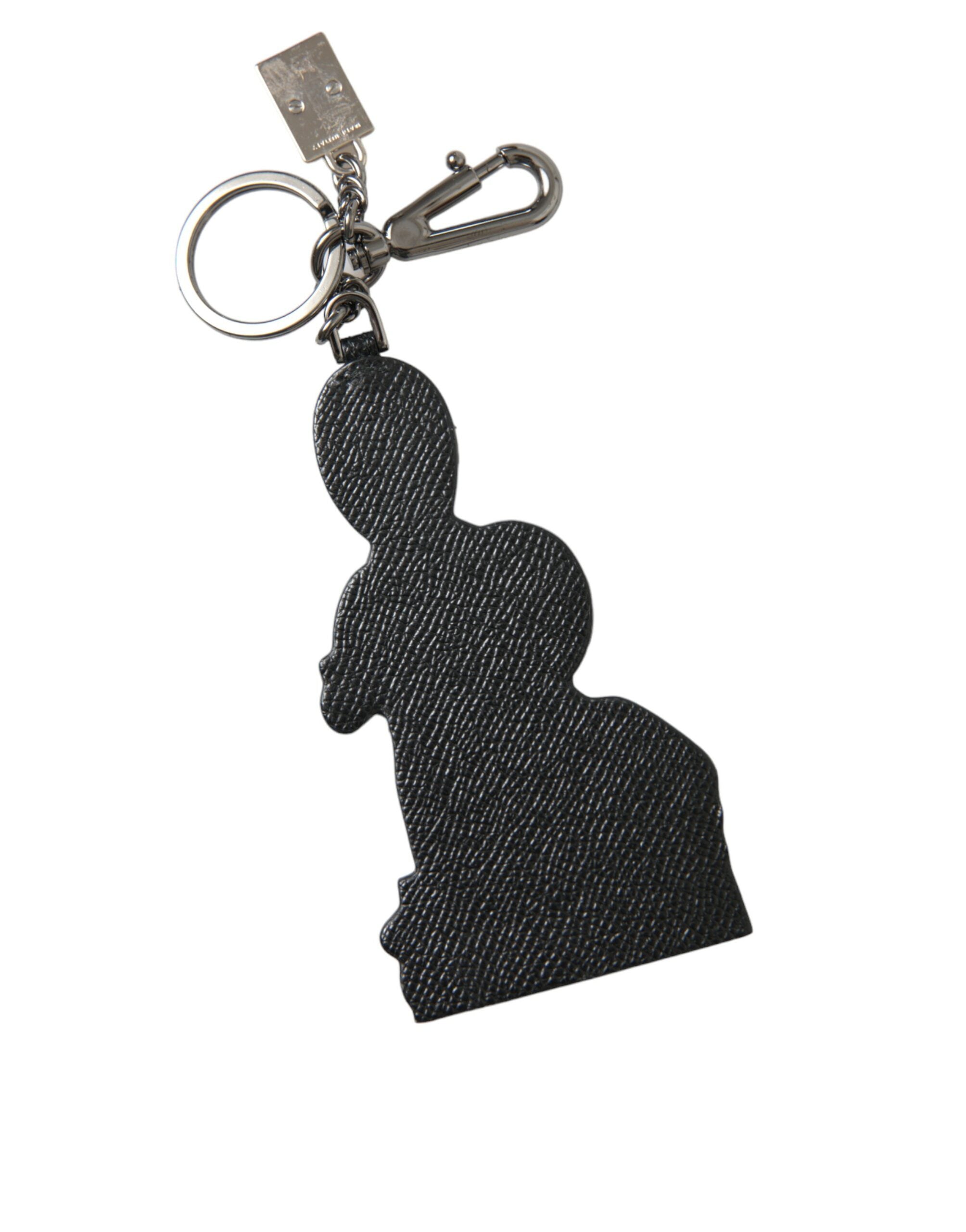 Dolce & Gabbana Elegant Multicolor Leather Keychain - Luksusmuotia Dolce & Gabbana - Tutustu YVES JAVANNI® 