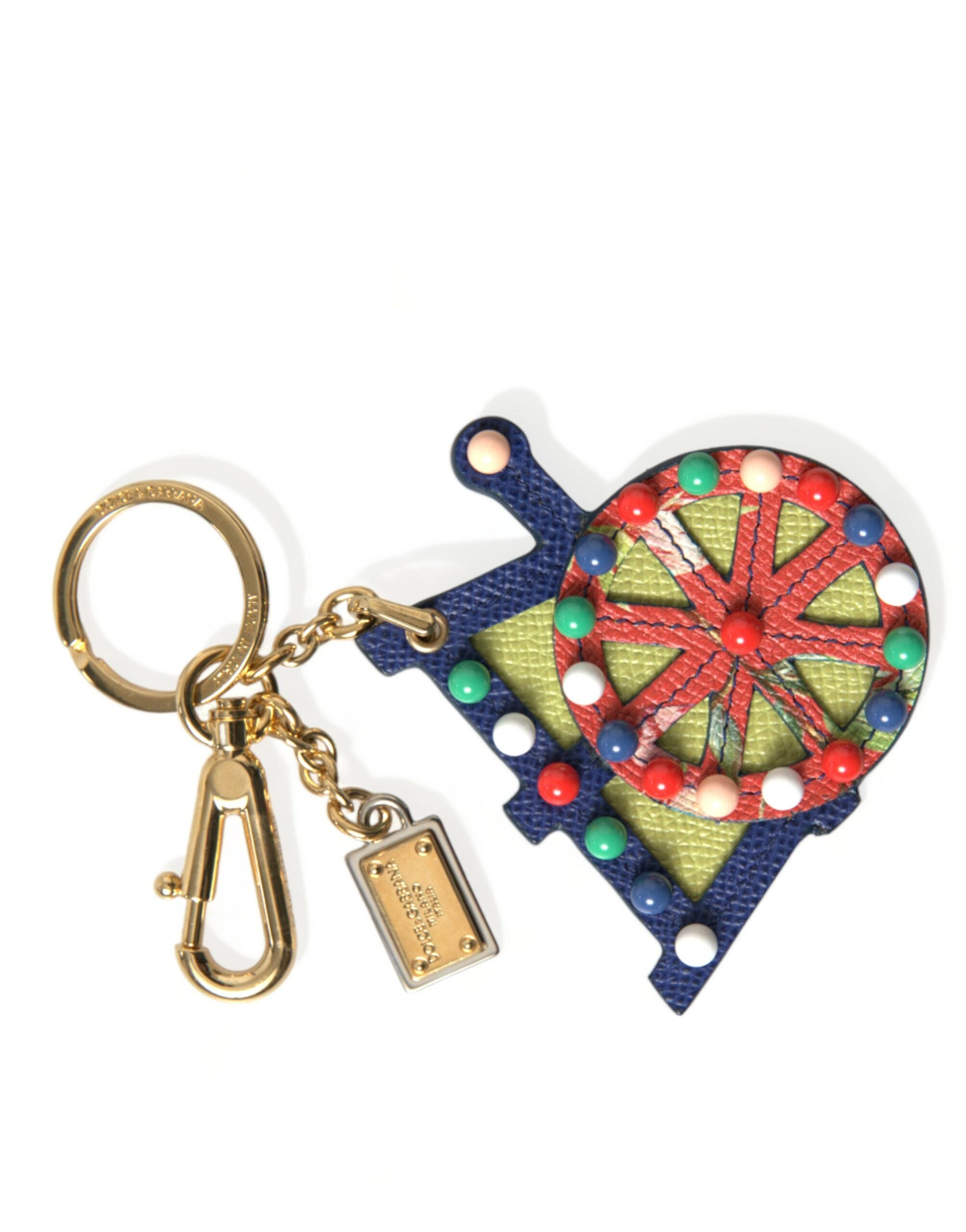 Dolce & Gabbana Multicolor Cellulose Designer Keychain - Luksusmuotia Dolce & Gabbana - Tutustu YVES JAVANNI® 