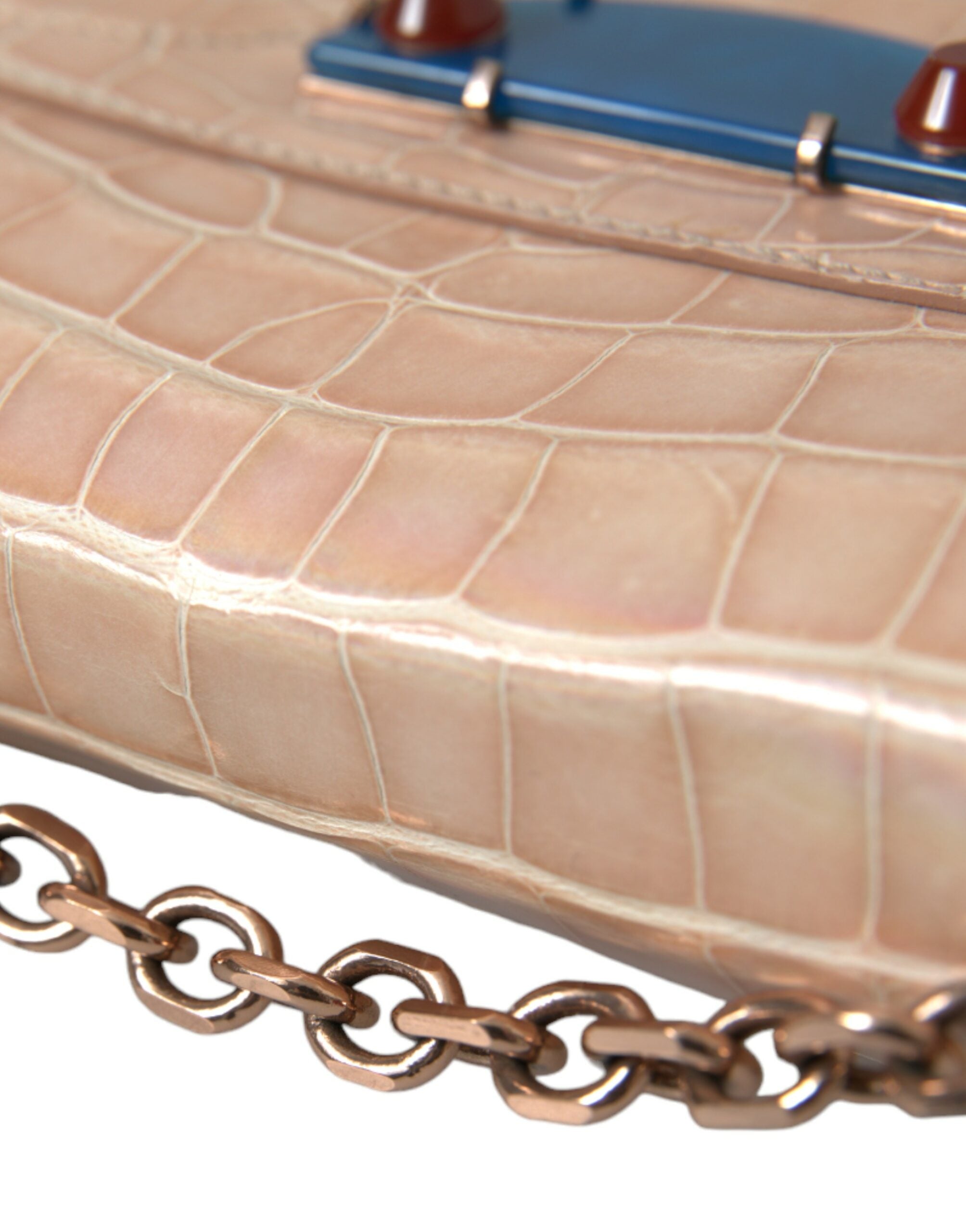 Balenciaga Elegant Mini Chain Beige Clutch for Evening Elegance - Luksusmuotia Balenciaga - Tutustu YVES JAVANNI® 