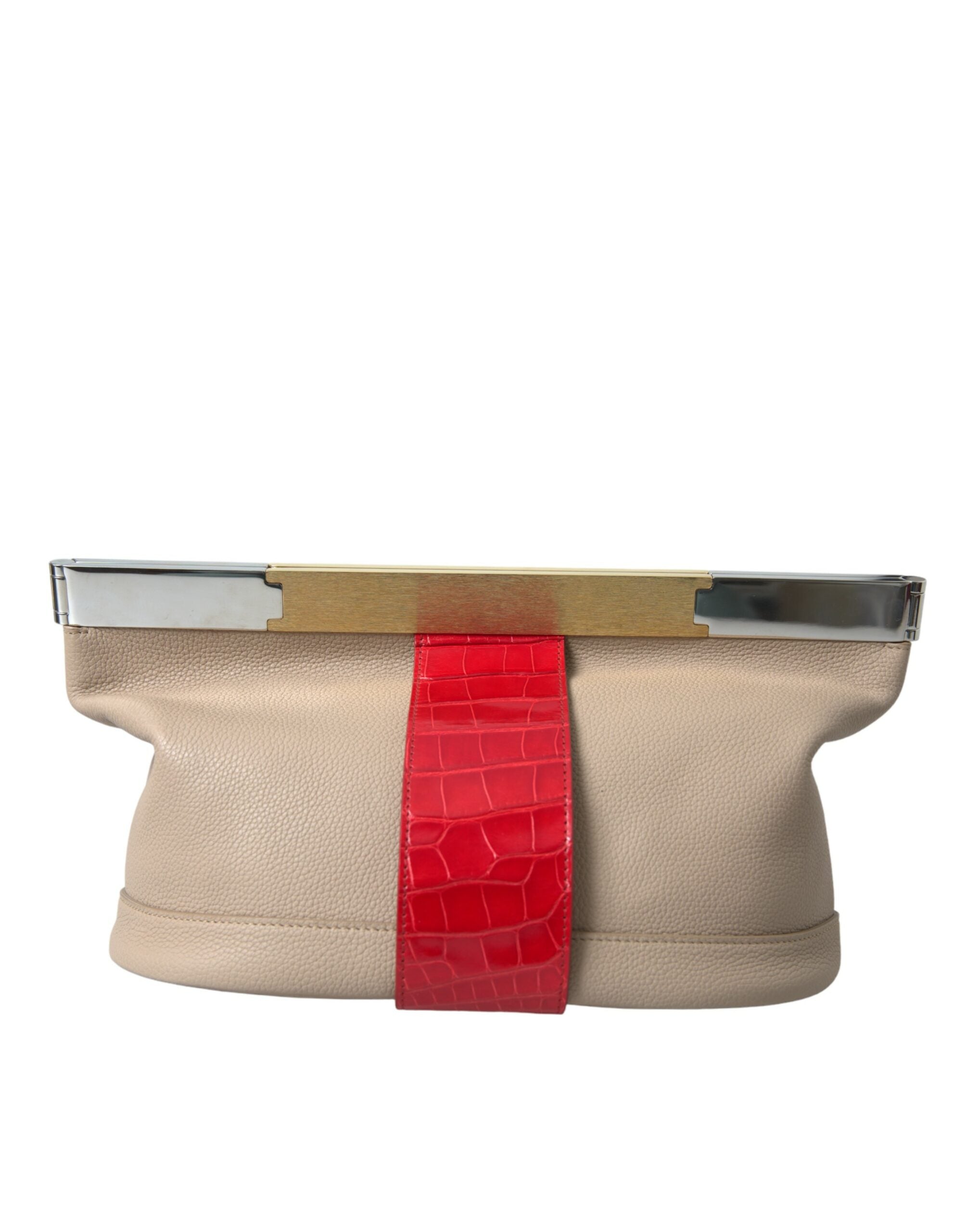 Balenciaga Two Tone Exotic Leather Clutch - Luksusmuotia Balenciaga - Tutustu YVES JAVANNI® 