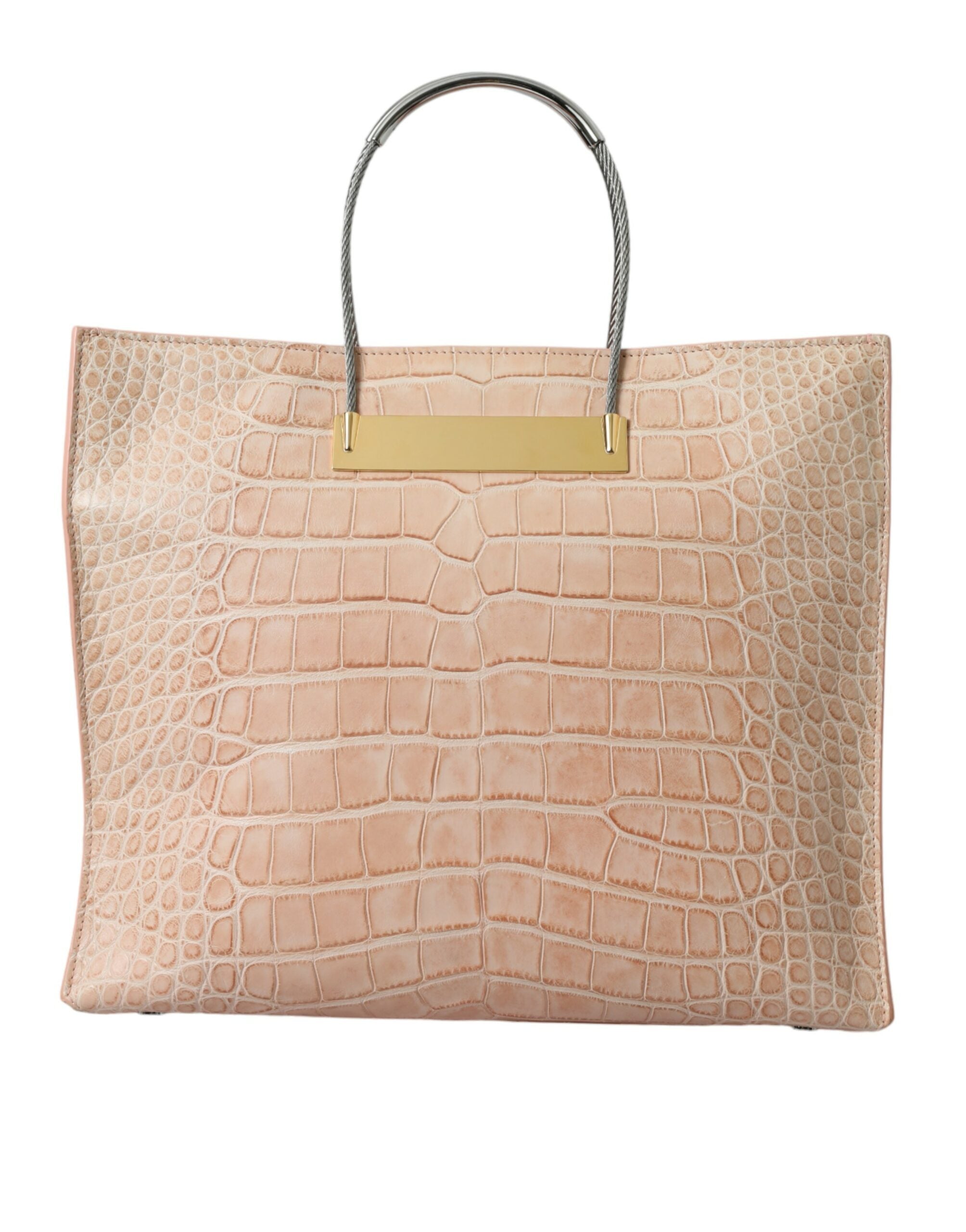 Balenciaga Alligator Leather Chic Pink Tote Bag - Luksusmuotia Balenciaga - Tutustu YVES JAVANNI® 