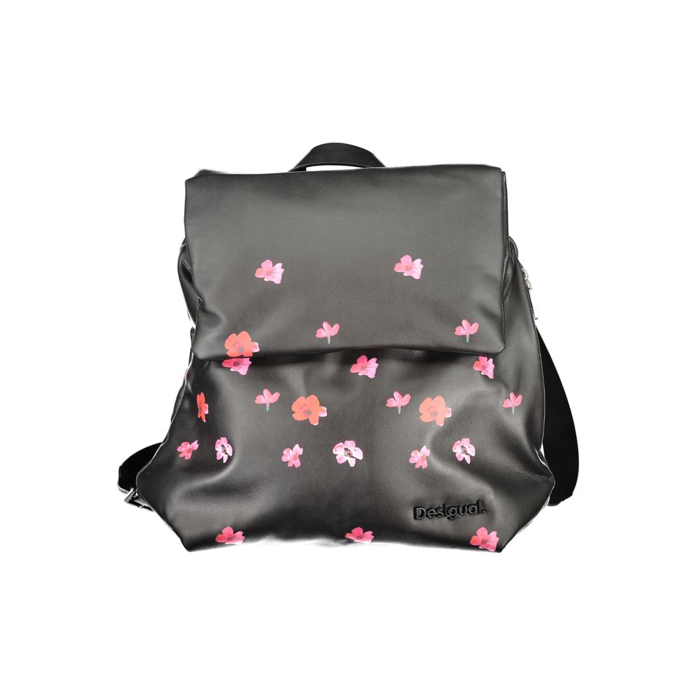 Desigual Black Polyethylene Backpack - Luksusmuotia Desigual - Tutustu YVES JAVANNI® 