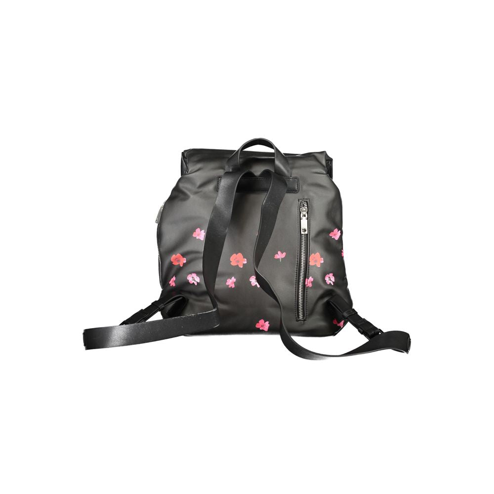 Desigual Black Polyethylene Backpack - Luksusmuotia Desigual - Tutustu YVES JAVANNI® 