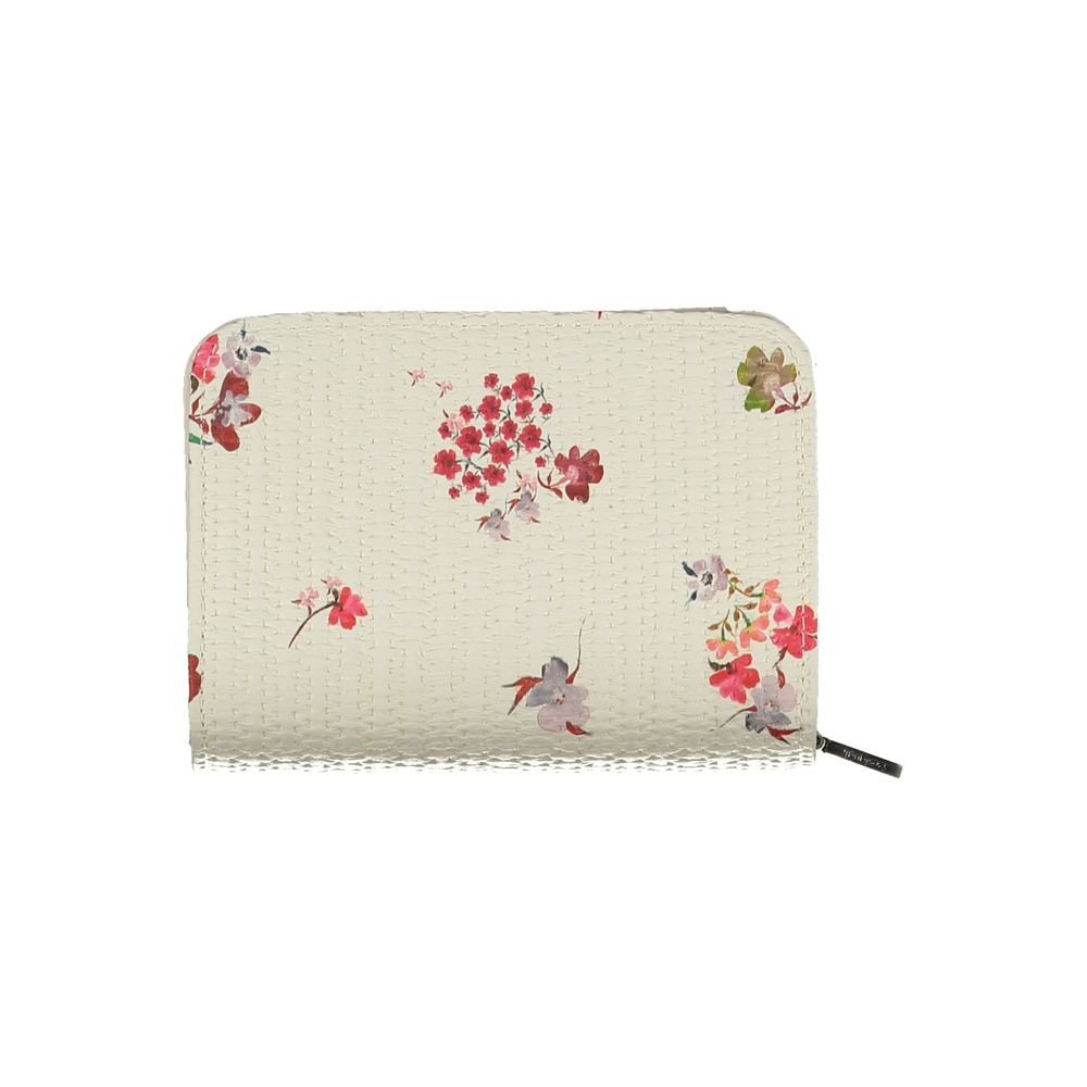 Desigual White Polyethylene Wallet - Luksusmuotia Desigual - Tutustu YVES JAVANNI® 