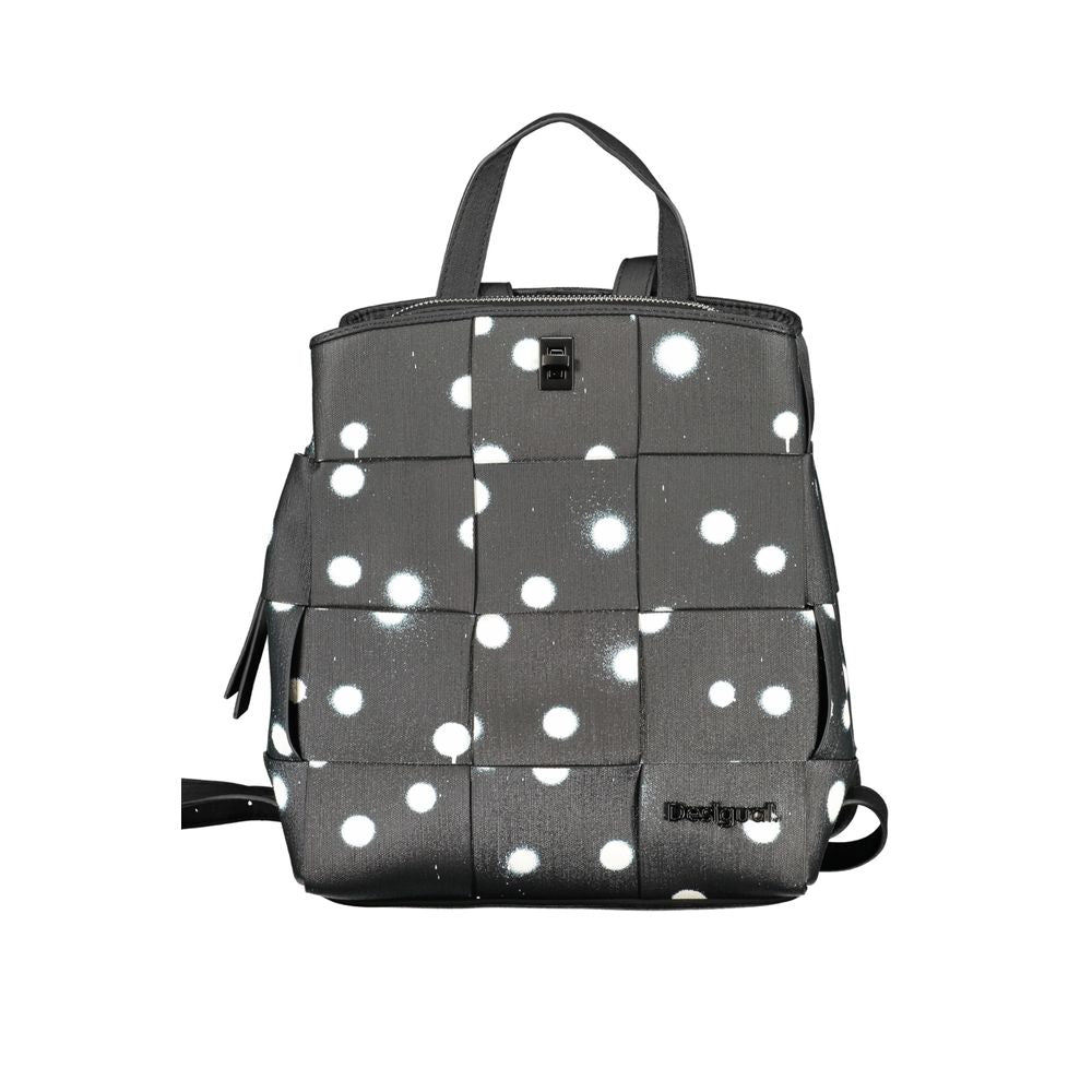 Desigual Black Polyethylene Backpack - Luksuslaukut ja asusteet Desigual - Tutustu YVES JAVANNI® 