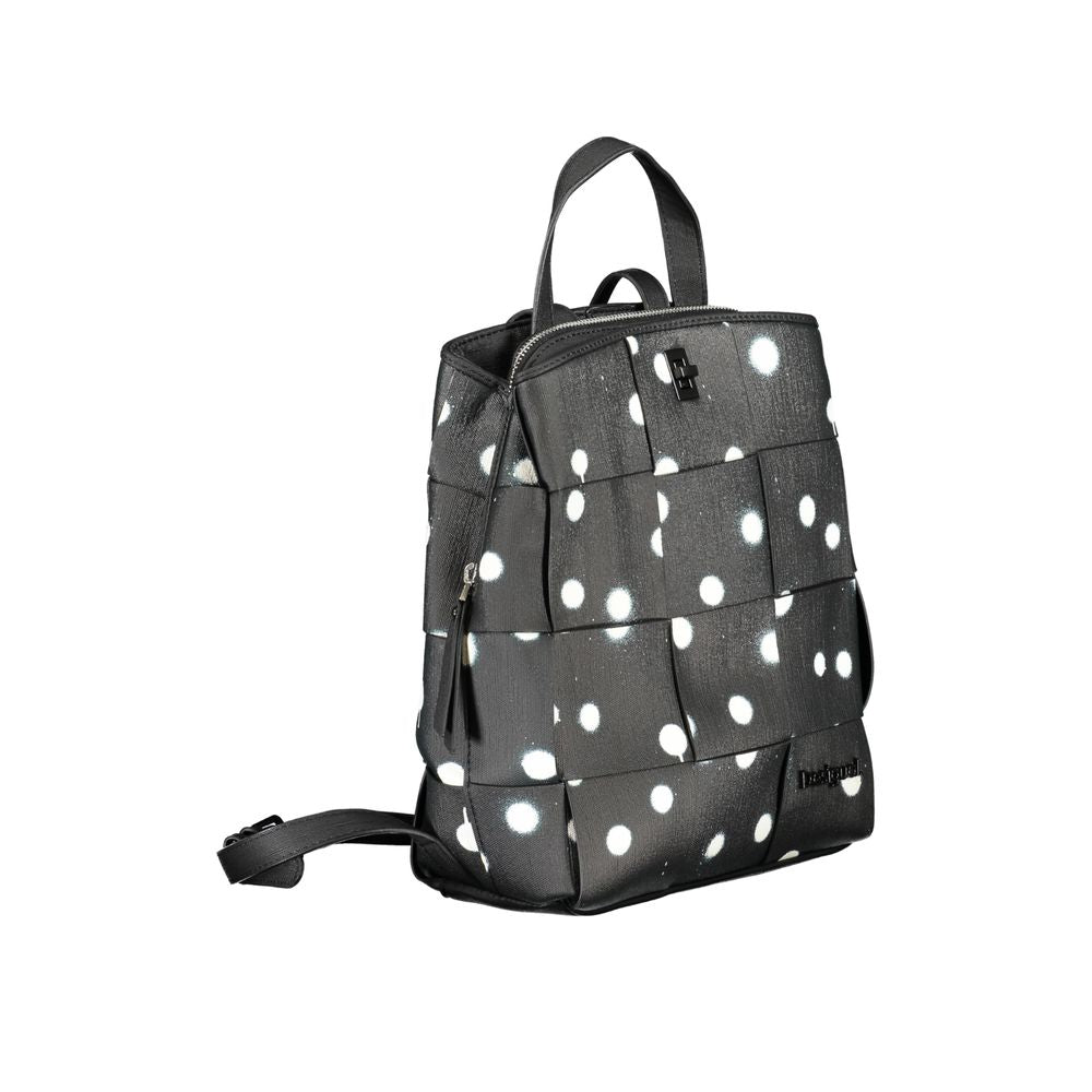 Desigual Black Polyethylene Backpack - Luksusmuotia Desigual - Tutustu YVES JAVANNI® 