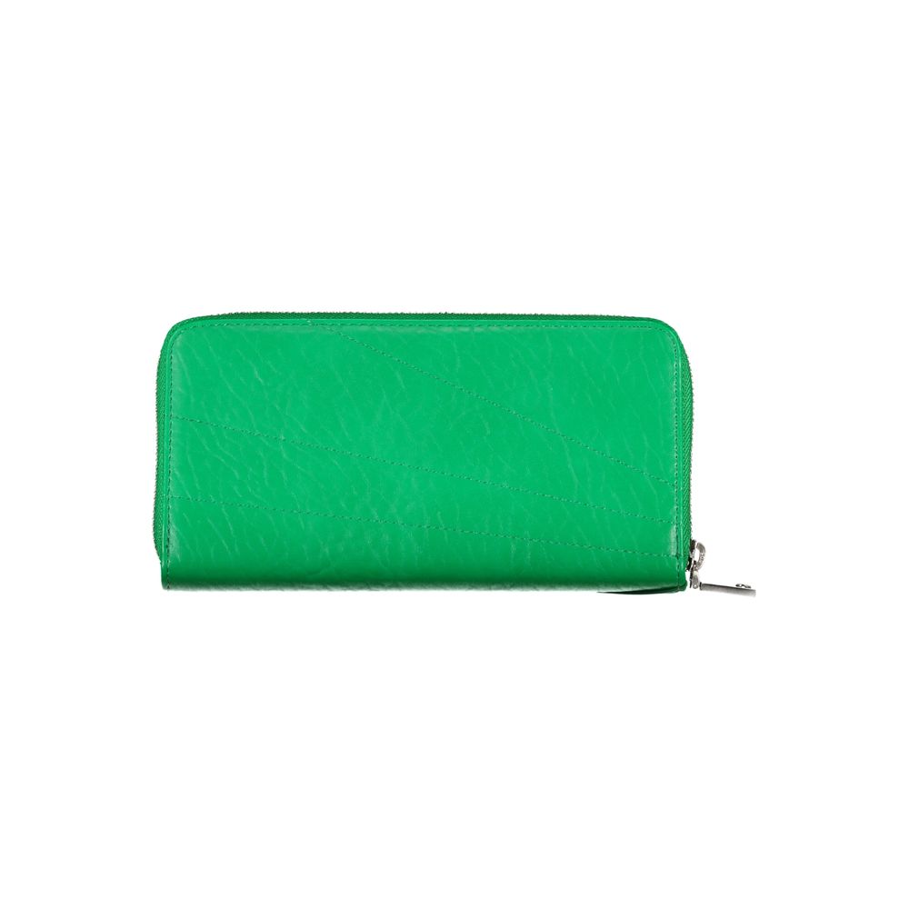 Desigual Green Polyethylene Wallet - Luksusmuotia Desigual - Tutustu YVES JAVANNI® 