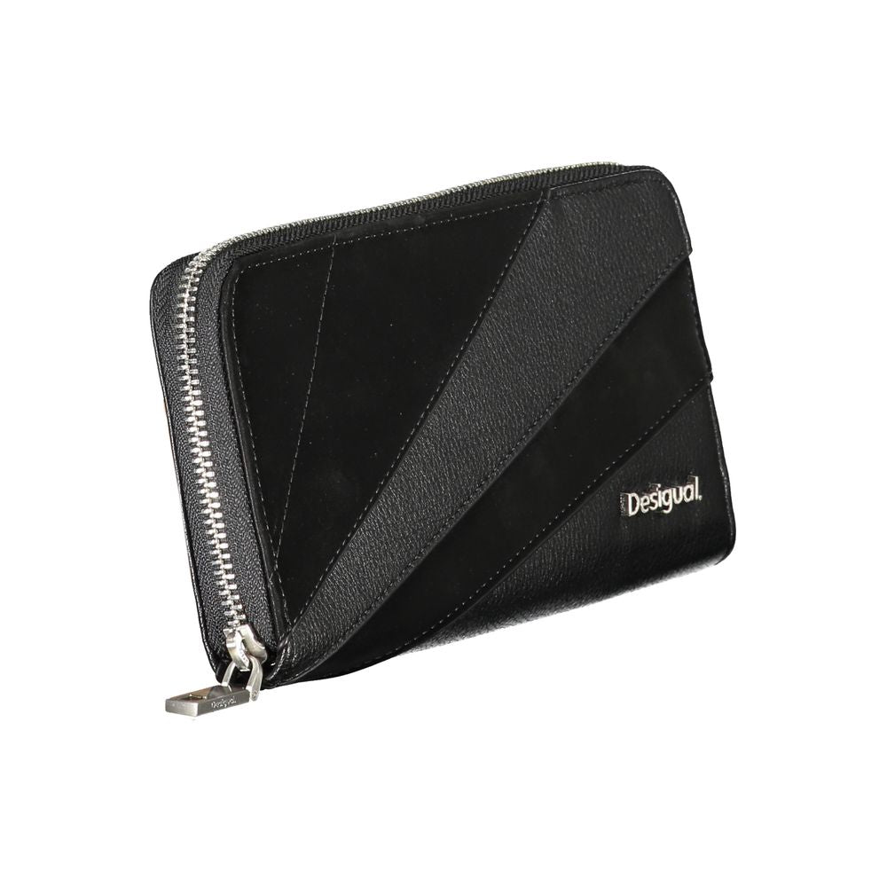 Desigual Black Polyethylene Wallet - Luksusmuotia Desigual - Tutustu YVES JAVANNI® 