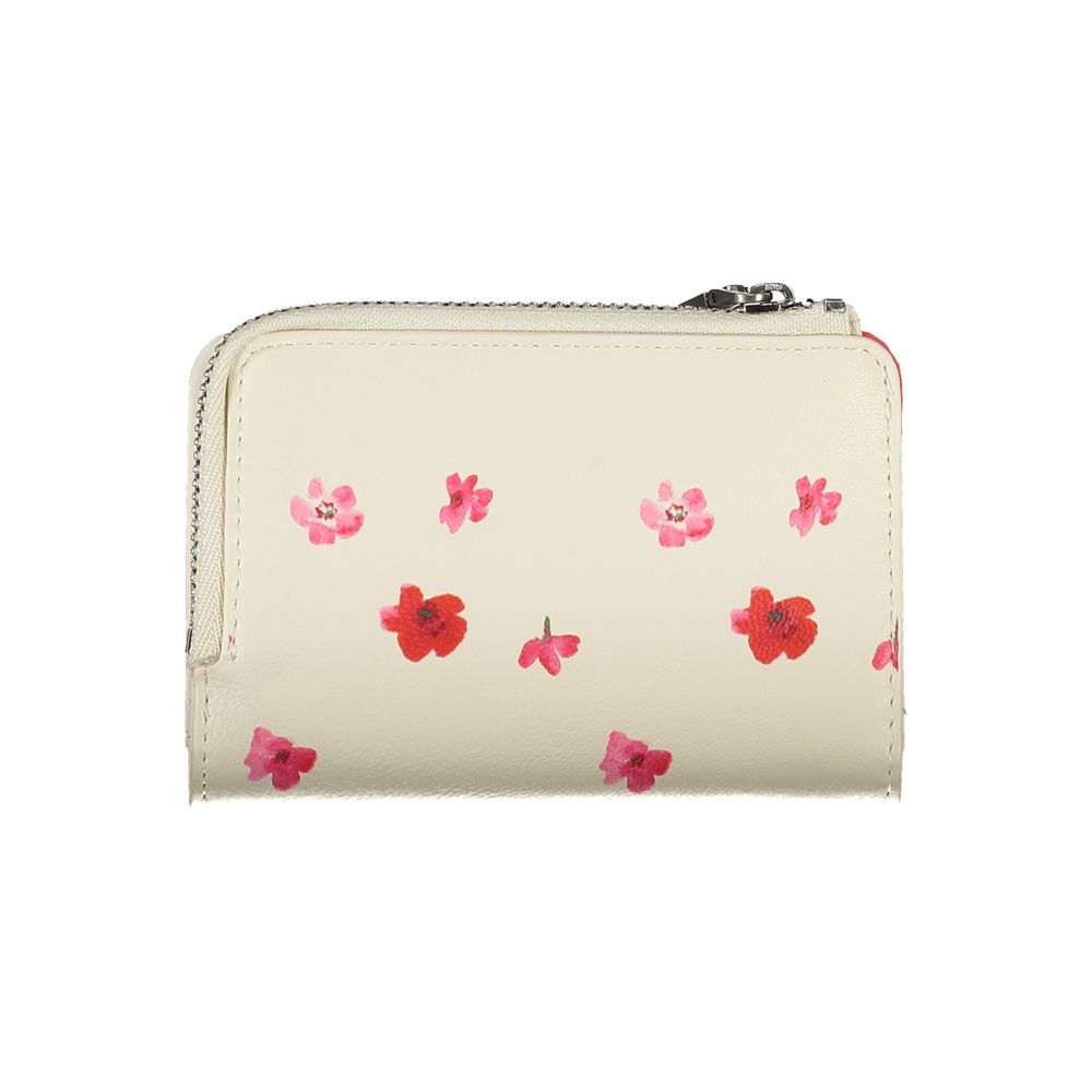 Desigual White Polyethylene Wallet - Luksusmuotia Desigual - Tutustu YVES JAVANNI® 