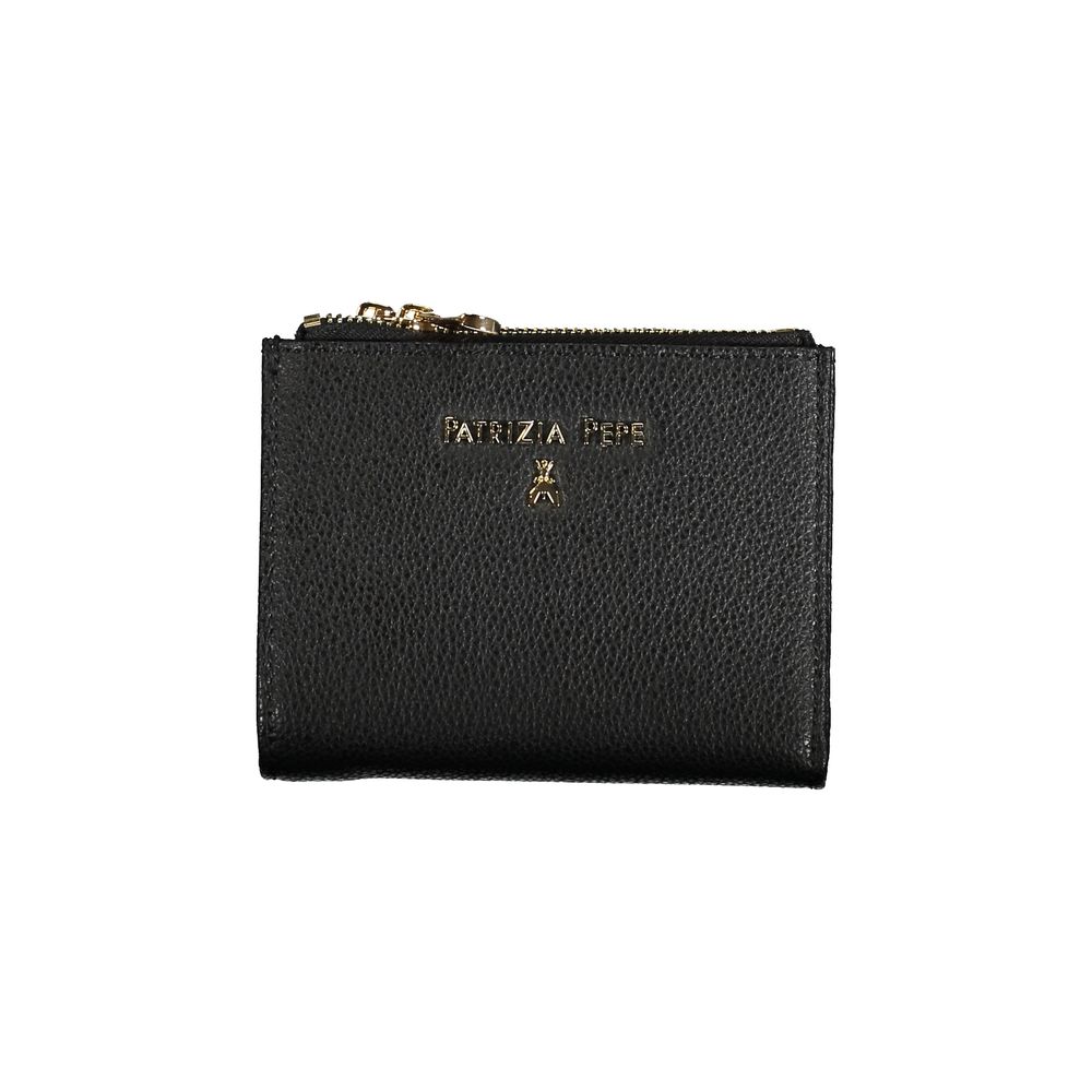 Patrizia Pepe Black Leather Wallet - Luksusmuotia Patrizia Pepe - Tutustu YVES JAVANNI® 