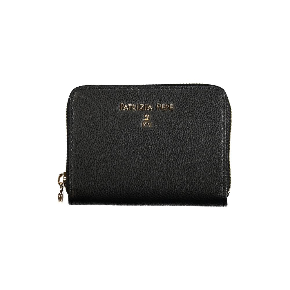 Patrizia Pepe Black Leather Wallet - Luksuslaukut ja asusteet Patrizia Pepe - Tutustu YVES JAVANNI® 