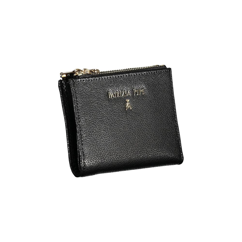 Patrizia Pepe Black Leather Wallet - Luksusmuotia Patrizia Pepe - Tutustu YVES JAVANNI® 