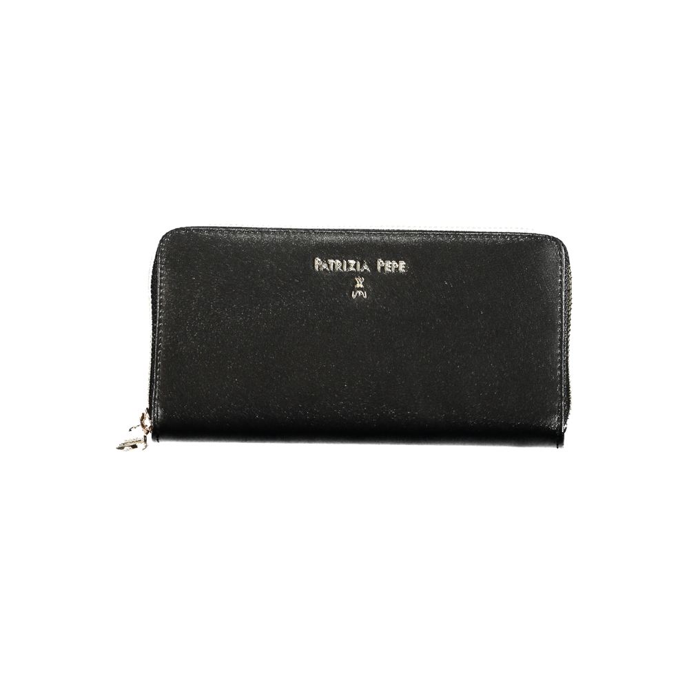 Patrizia Pepe Black Leather Wallet - Luksuslaukut ja asusteet Patrizia Pepe - Tutustu YVES JAVANNI® 