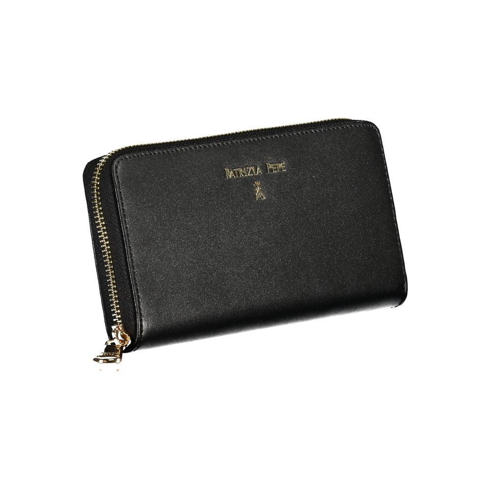 Patrizia Pepe Black Leather Wallet - Luksusmuotia Patrizia Pepe - Tutustu YVES JAVANNI® 