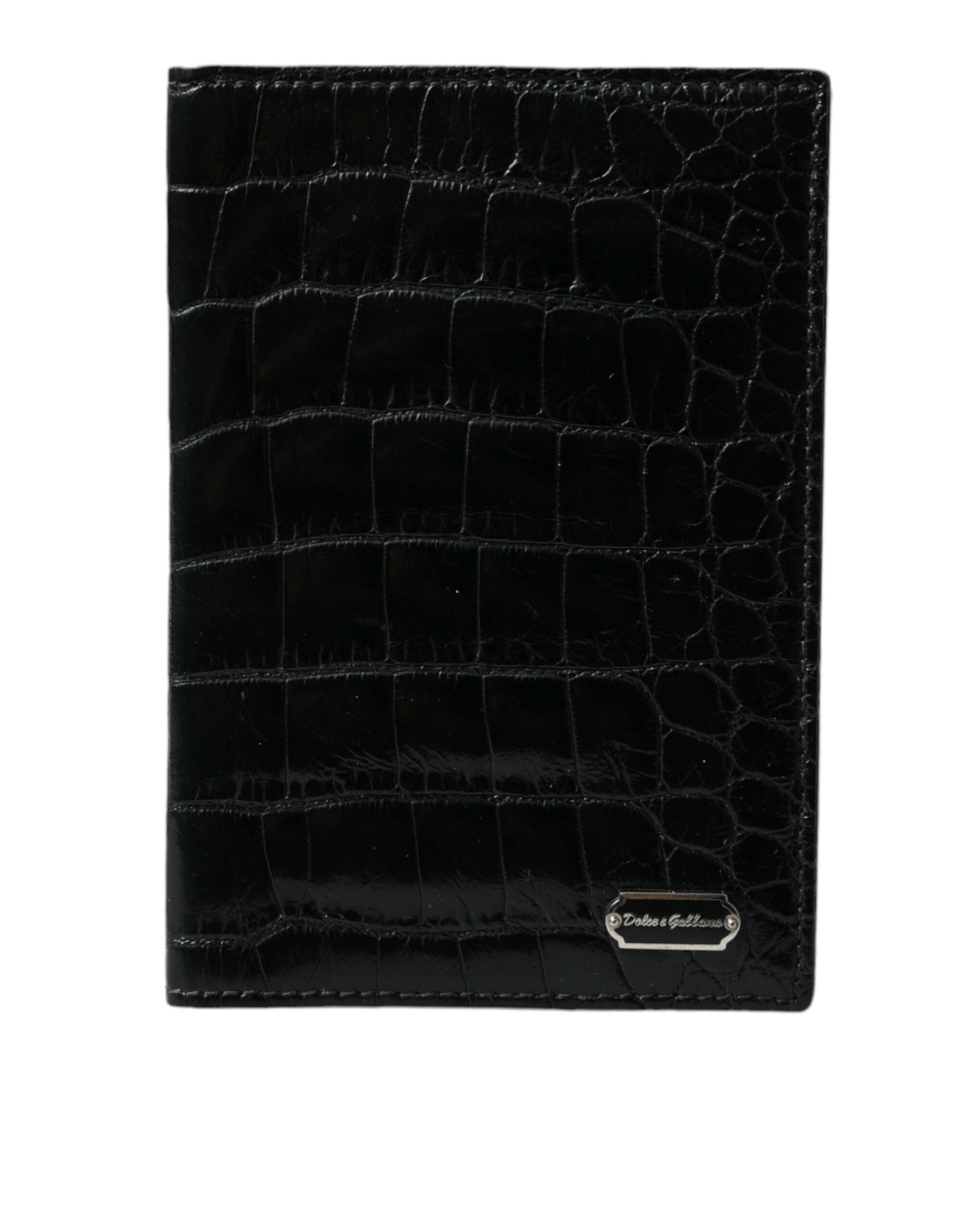 Dolce & Gabbana Black Exotic Skin Leather Long Bifold Passport Holder - Luksusmuotia Dolce & Gabbana - Tutustu YVES JAVANNI® 