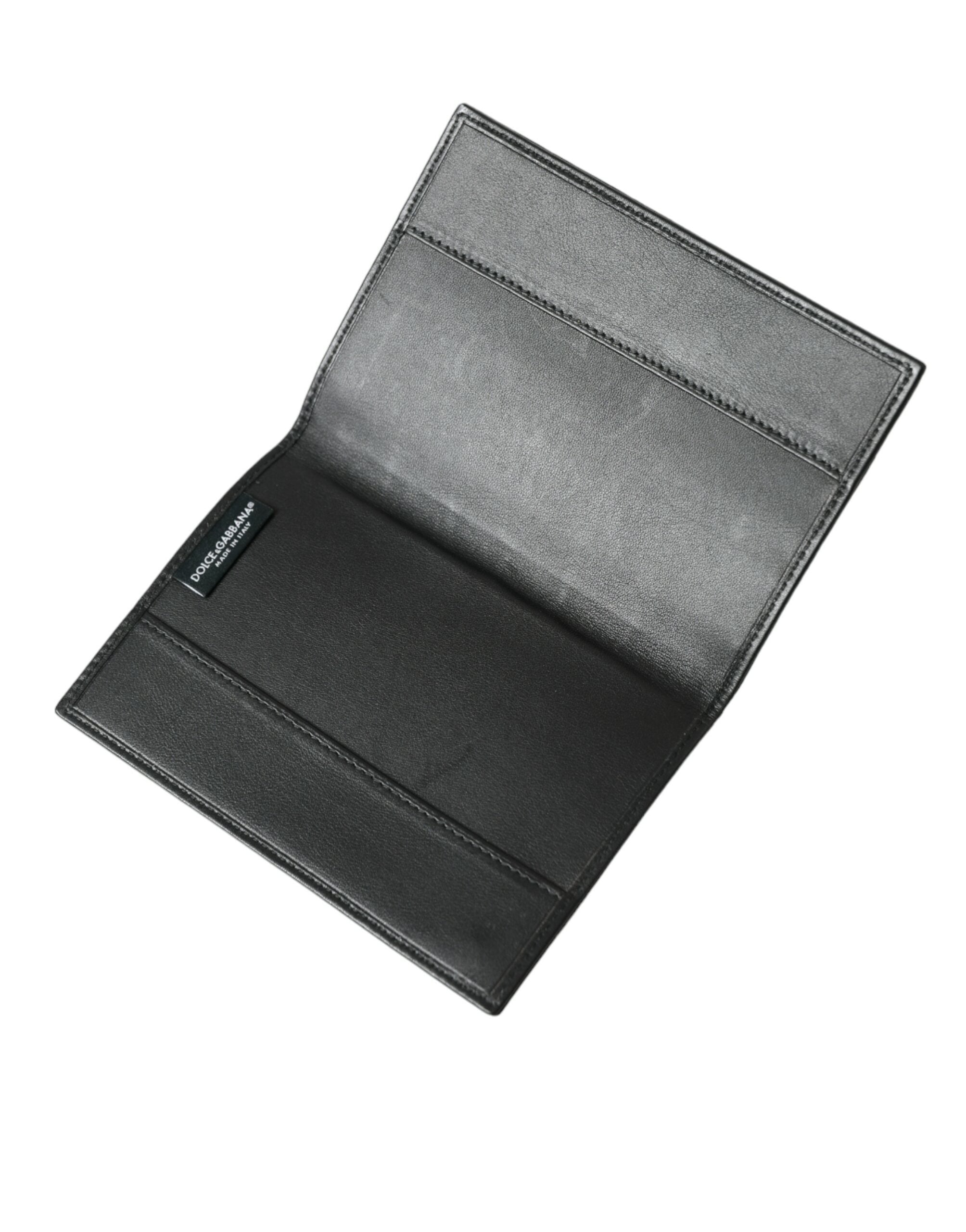 Dolce & Gabbana Black Exotic Skin Leather Long Bifold Passport Holder - Luksusmuotia Dolce & Gabbana - Tutustu YVES JAVANNI® 