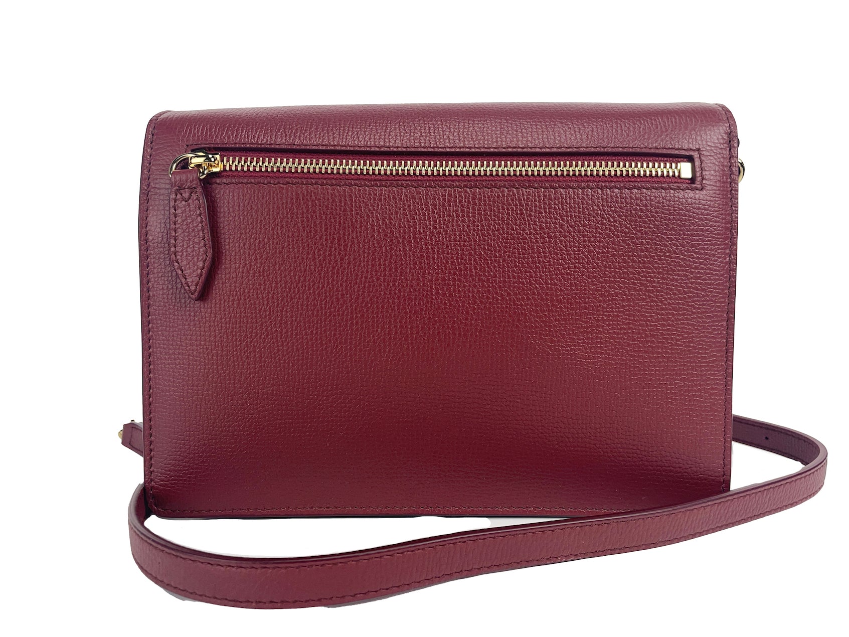 Burberry Macken Small Crimson House Check Leather Crossbody Bag - Luksusmuotia Burberry - Tutustu YVES JAVANNI® 