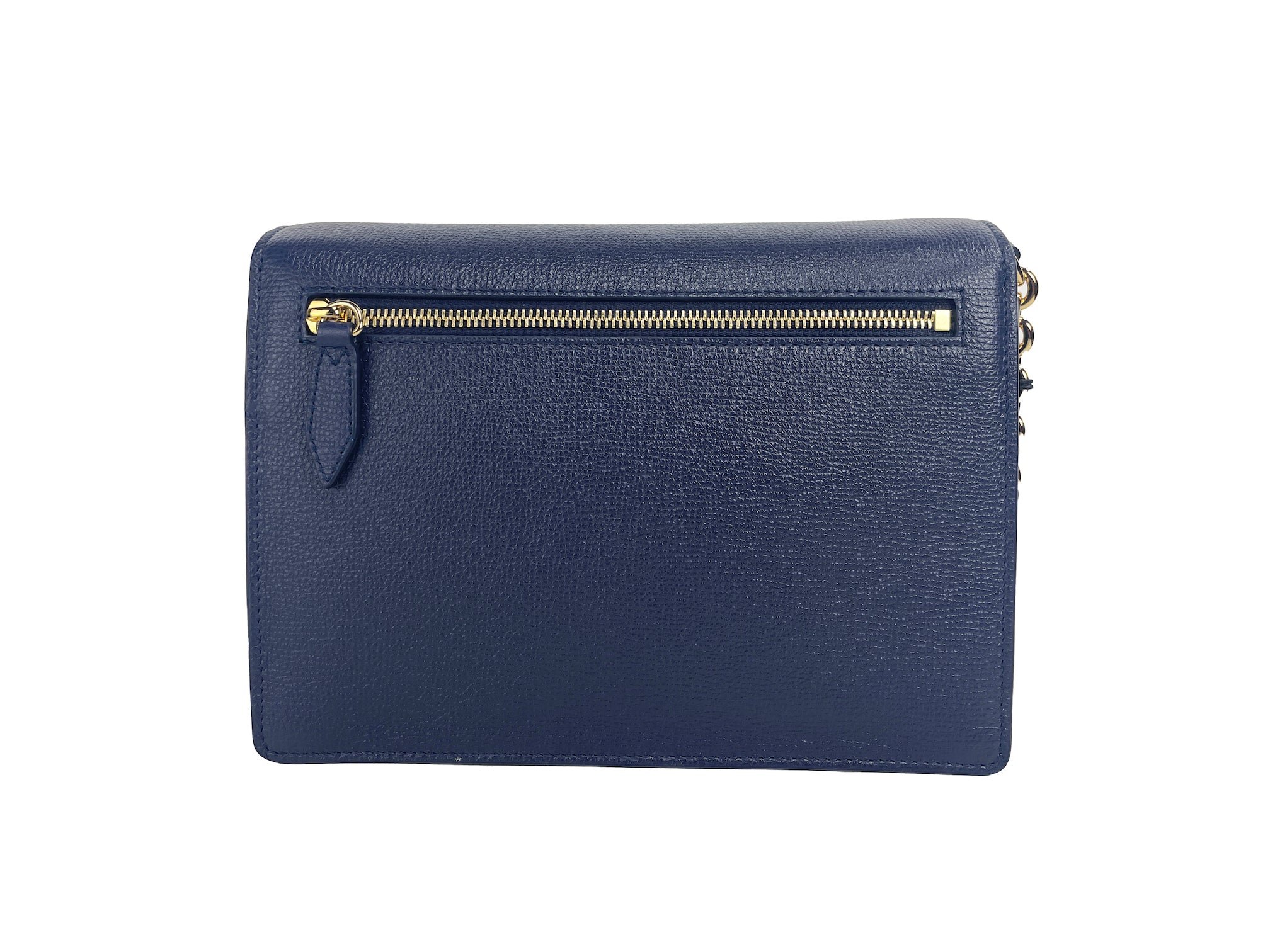 Burberry Macken Small Regency Blue House Check Leather Crossbody Bag - Luksusmuotia Burberry - Tutustu YVES JAVANNI® 