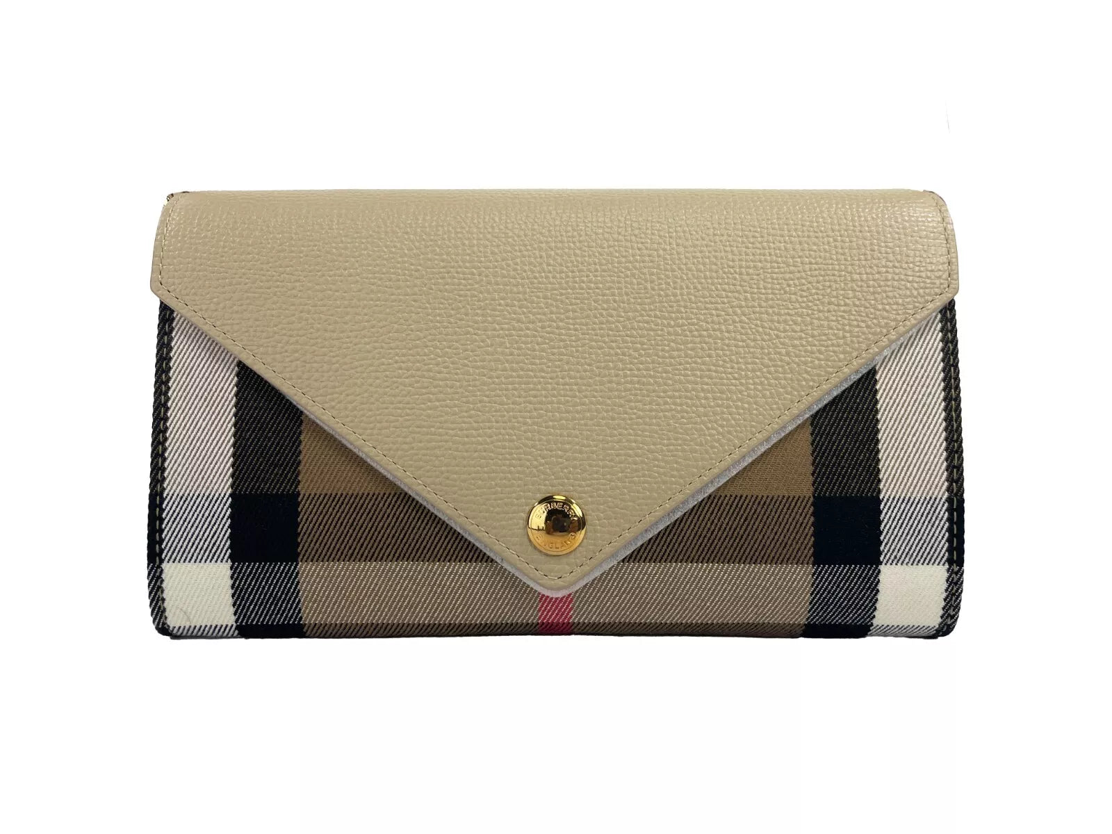 Burberry Hannah Small House Check Coca Leather Crossbody Bag - Luksusmuotia Burberry - Tutustu YVES JAVANNI® 