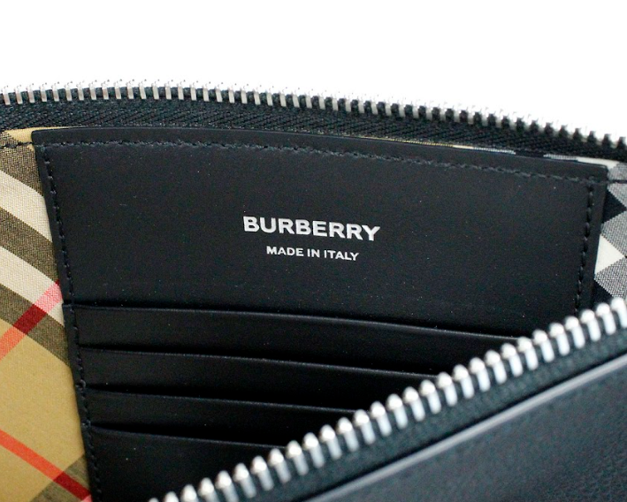 Burberry Peyton Monogram Black Leather Pouch Crossbody Bag Purse - Luksusmuotia Burberry - Tutustu YVES JAVANNI® 