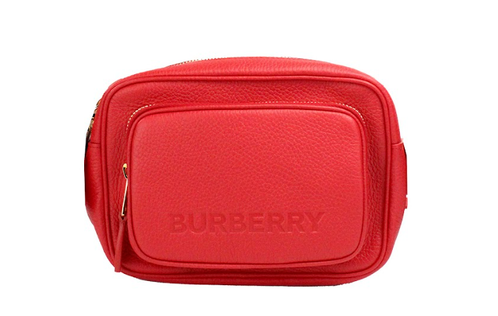 Burberry Small Branded Bright Red Grainy Leather Camera Crossbody Bag - Luksuslaukut ja asusteet Burberry - Tutustu YVES JAVANNI® 