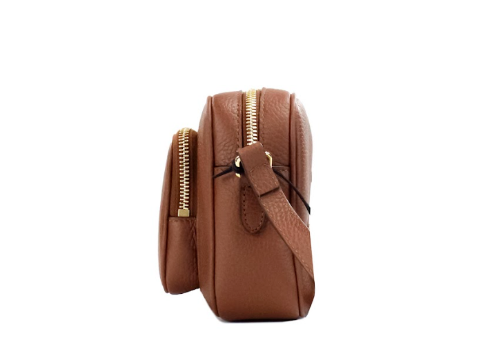 Burberry Small Branded Tan Brown Leather Camera Crossbody Bag - Luxury from Burberry - Shop at YVES JAVANNI