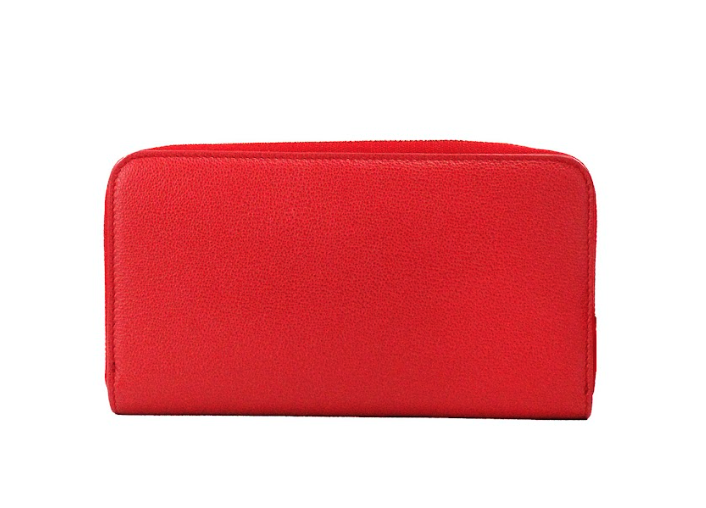 Burberry Elmore Red Embossed Logo Leather Continental Clutch Wallet - Luksusmuotia Burberry - Tutustu YVES JAVANNI® 