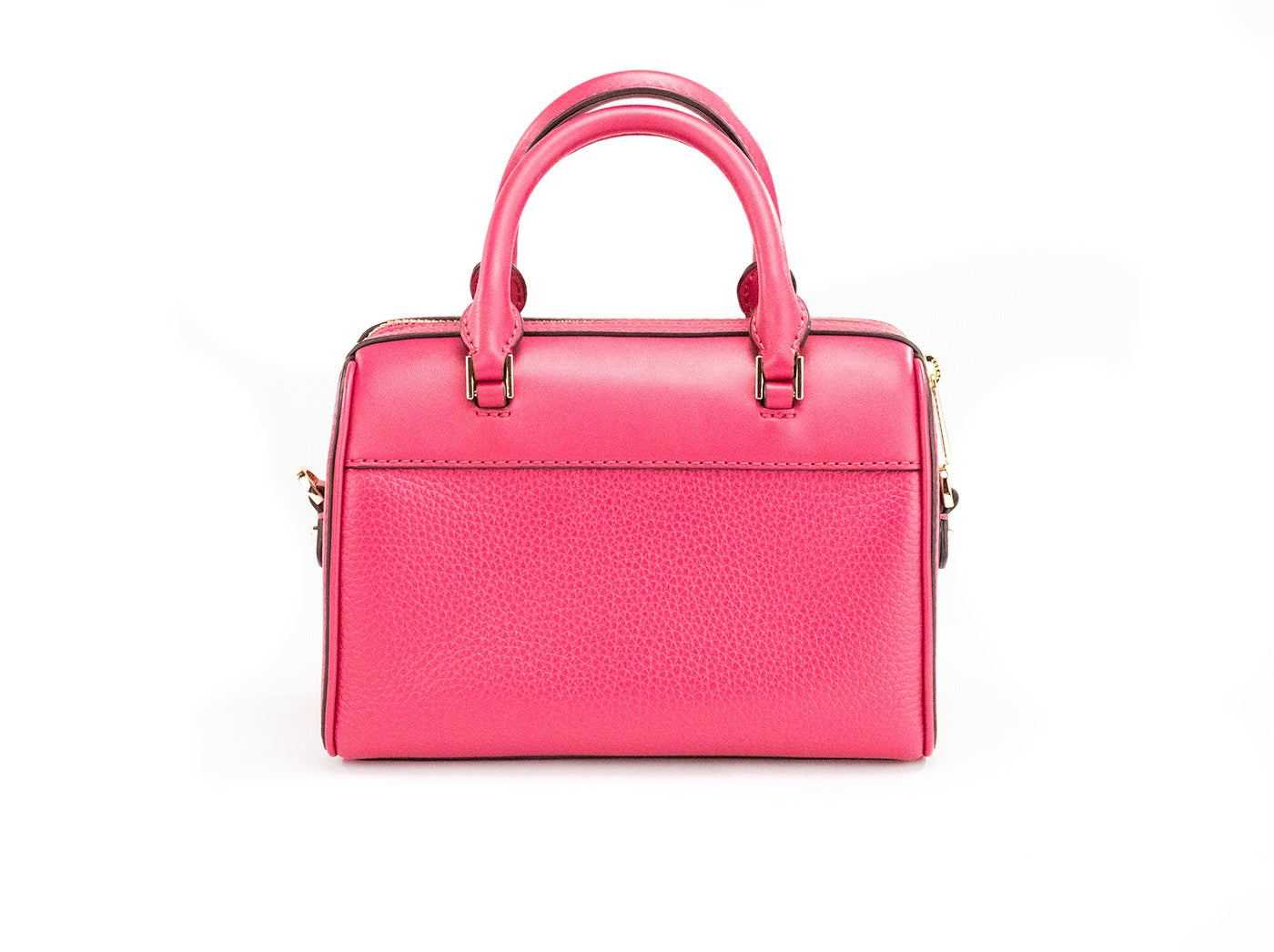 Michael Kors Travel XS Carmine Pink Leather Duffle Crossbody Handbag Purse - Luksusmuotia Michael Kors - Tutustu YVES JAVANNI® 