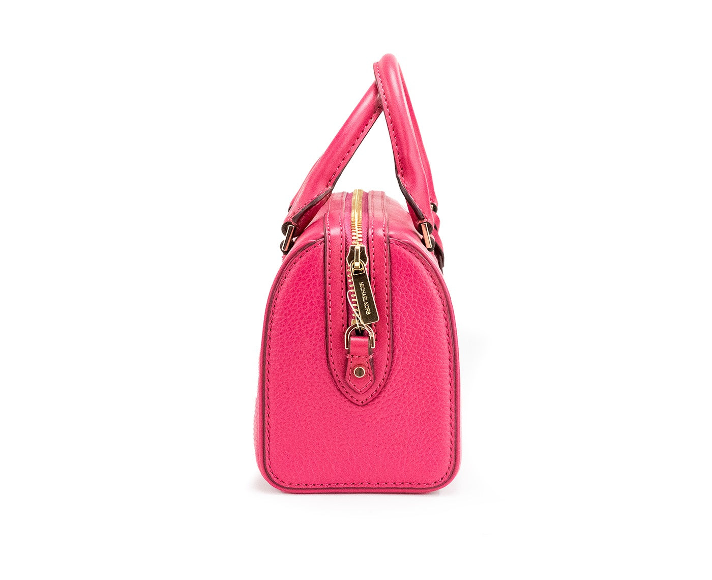 Michael Kors Travel XS Carmine Pink Leather Duffle Crossbody Handbag Purse - Luksusmuotia Michael Kors - Tutustu YVES JAVANNI® 