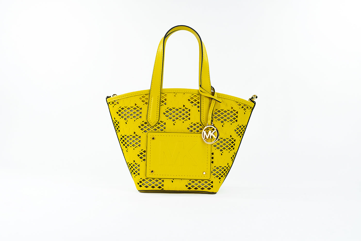 Michael Kors Kimber Small Daffodil Leather 2-in-1 Zip Tote Messenger Bag Purse - Luksusmuotia Michael Kors - Tutustu YVES JAVANNI® 