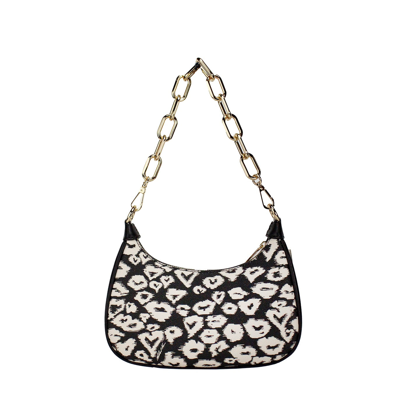 Michael Kors Cora Medium Heart Print PVC Zip Pouchette Crossbody Bag - Luksusmuotia Michael Kors - Tutustu YVES JAVANNI® 