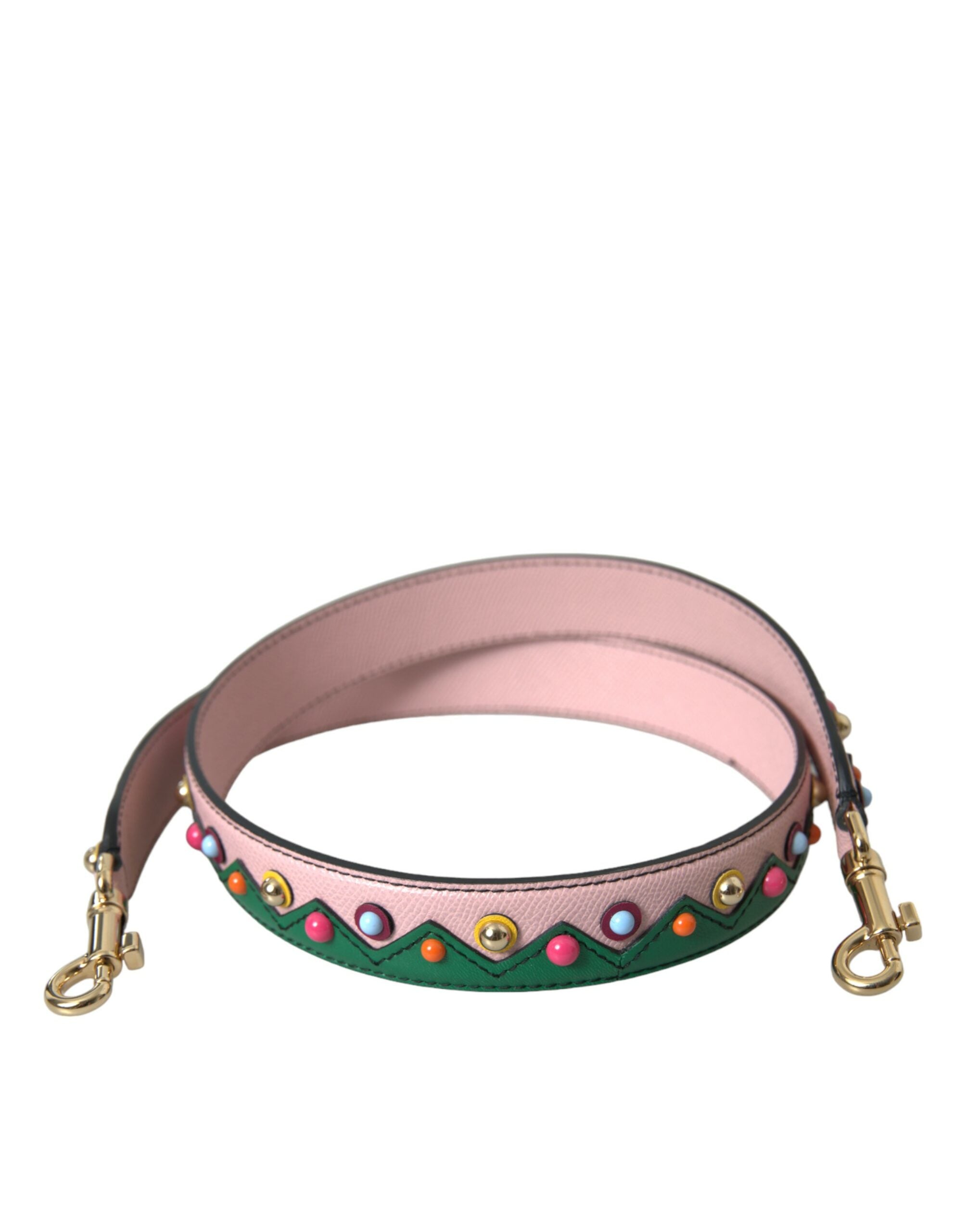 Dolce & Gabbana Pink Leather Handbag Accessory Shoulder Strap - Luksuslaukut ja asusteet Dolce & Gabbana - Tutustu YVES JAVANNI® 