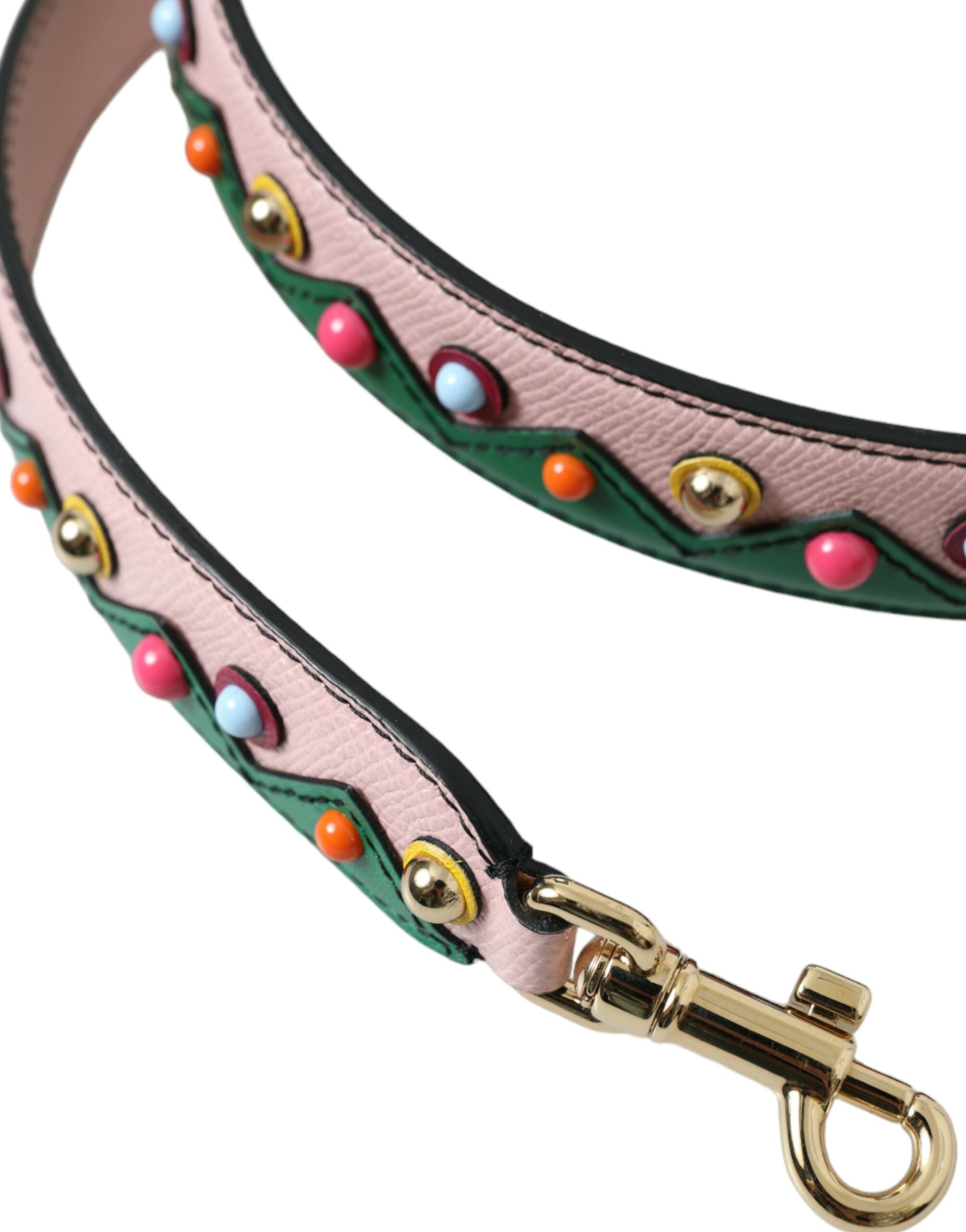 Dolce & Gabbana Pink Leather Handbag Accessory Shoulder Strap - Luksuslaukut ja asusteet Dolce & Gabbana - Tutustu YVES JAVANNI® 