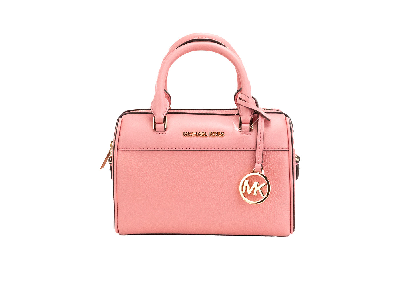 Michael Kors Travel XS Tea Rose Pebbled Leather Duffle Crossbody Handbag Purse - Luksusmuotia Michael Kors - Tutustu YVES JAVANNI® 