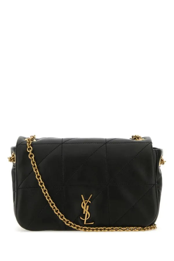 Saint Laurent Black Nappa Leather Mini Jamie Shoulder bag - Luksusmuotia Saint Laurent - Tutustu YVES JAVANNI® 