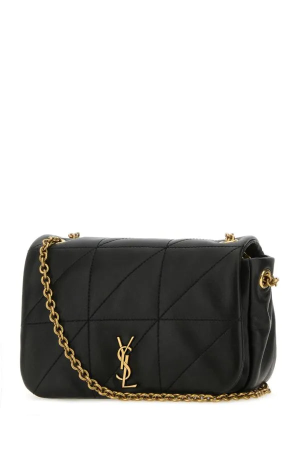 Saint Laurent Black Nappa Leather Mini Jamie Shoulder bag - Luksusmuotia Saint Laurent - Tutustu YVES JAVANNI® 