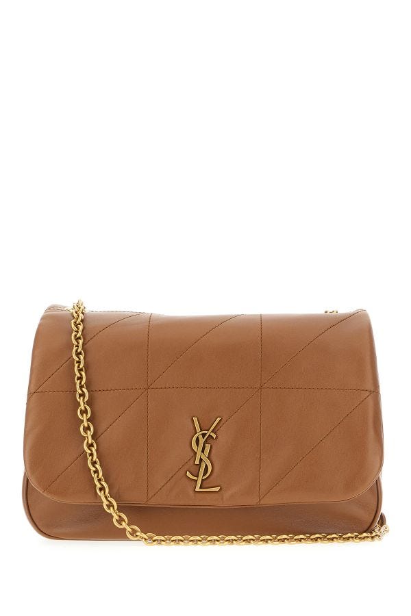 Saint Laurent Brown Lamb Leather Jamie 4.3 Small Shoulder bag - Luksusmuotia Saint Laurent - Tutustu YVES JAVANNI® 