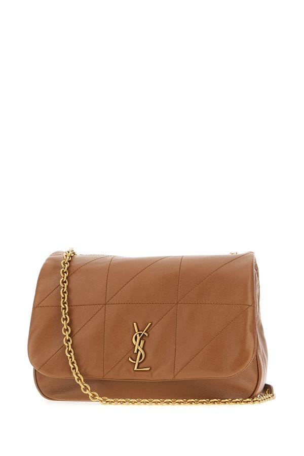 Saint Laurent Brown Lamb Leather Jamie 4.3 Small Shoulder bag - Luksusmuotia Saint Laurent - Tutustu YVES JAVANNI® 